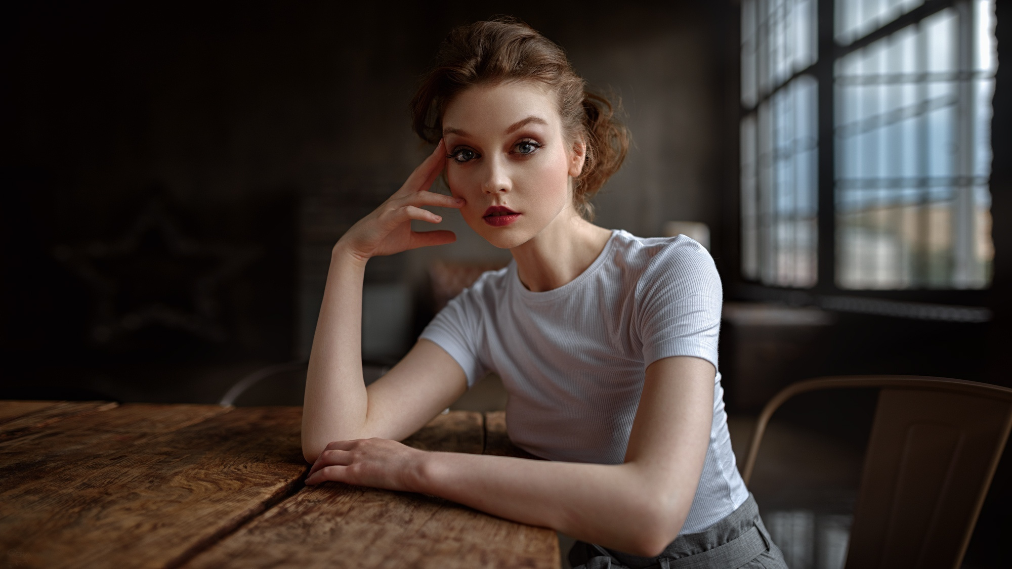 Indoor Portrait. Photographer Georgy Chernyadyev