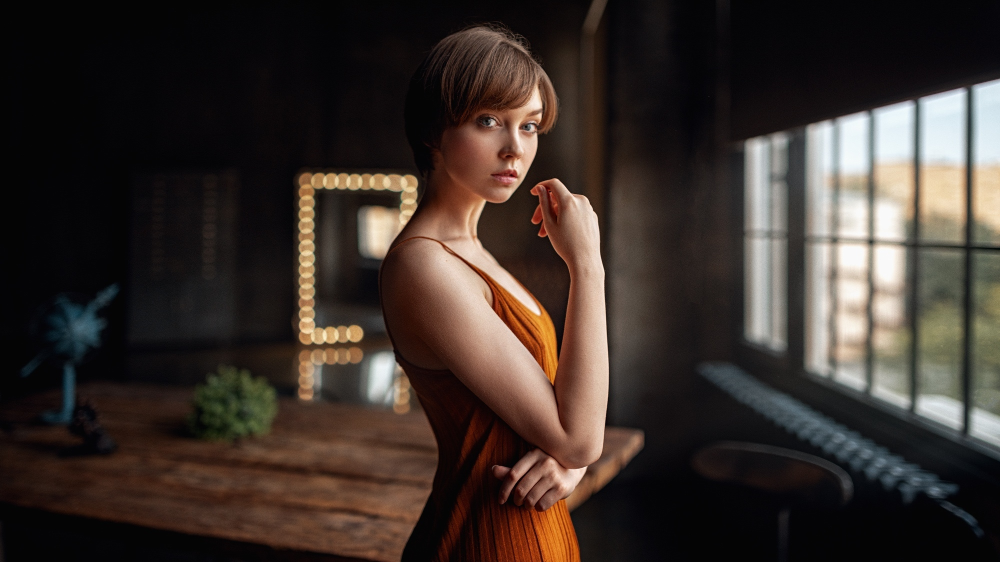 Indoor Portrait. Photographer Georgy Chernyadyev