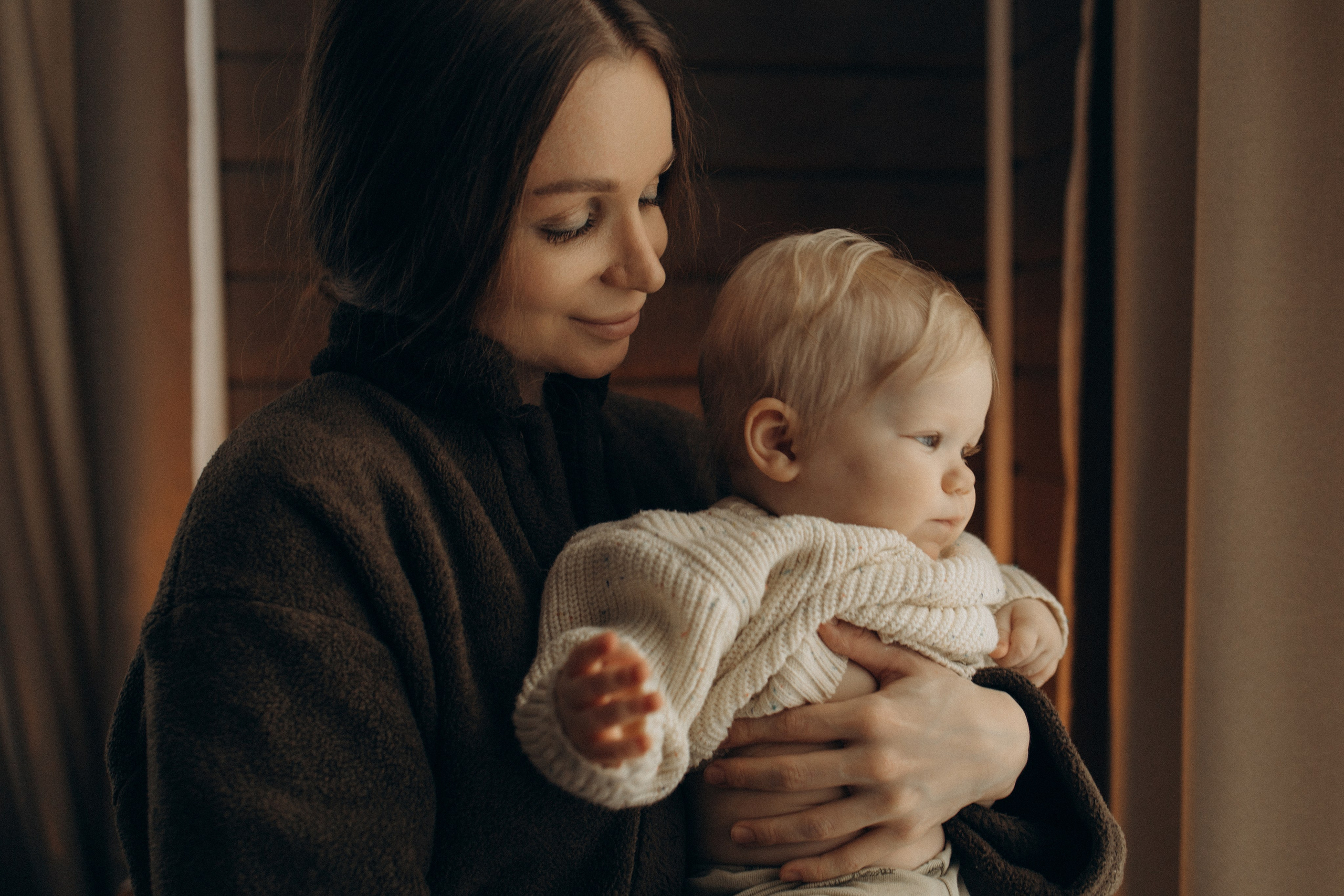 Уютным зимним вечером. Семейный фотограф в Москве Валерия Карпова