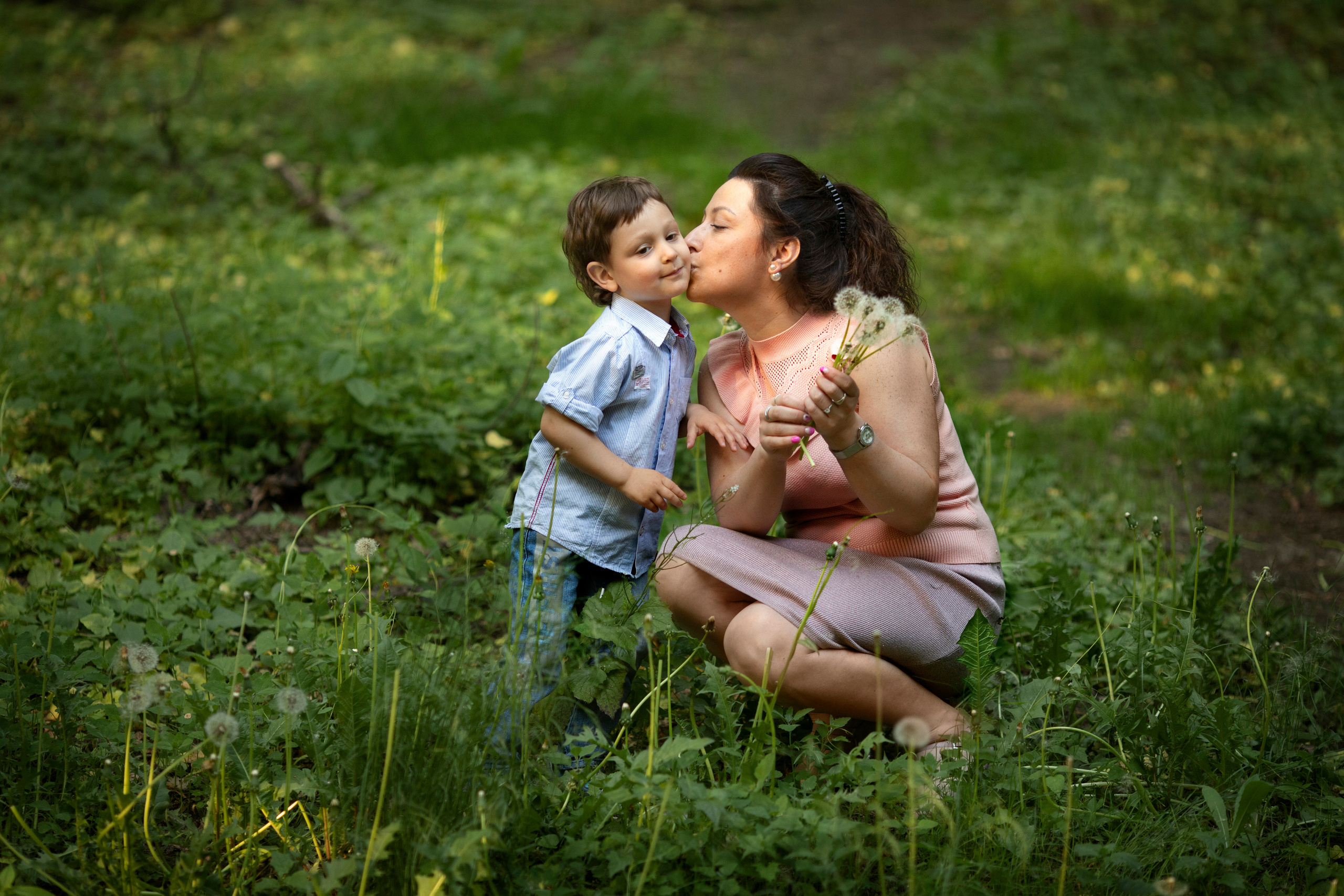 Семейная прогулка в парке Динамо — Лена и ее семья. Алена Полозкова — семейный фотограф в Воронеже и Москве
