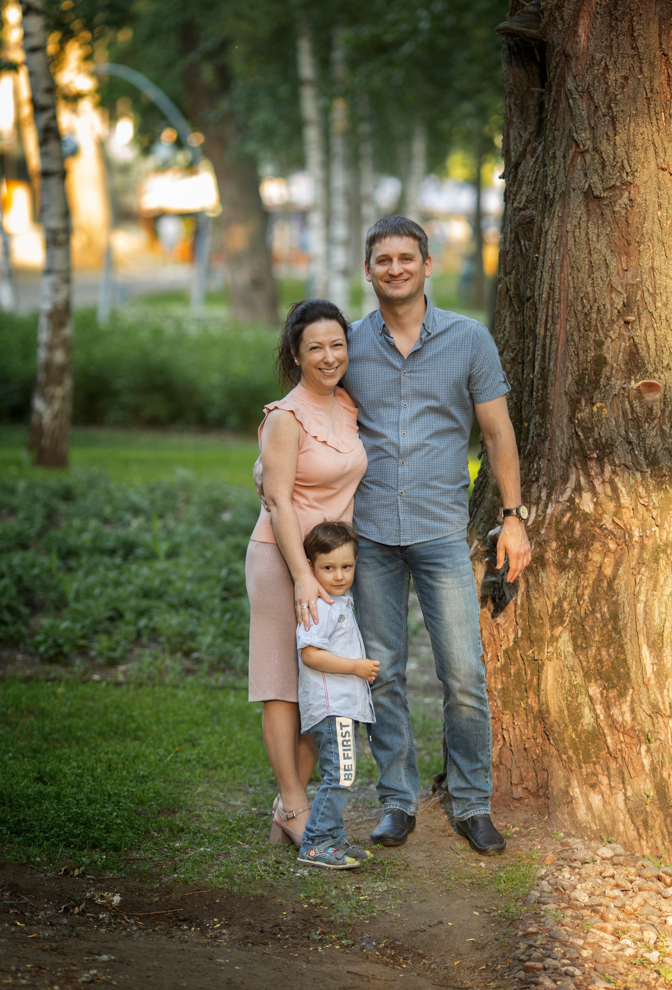 Семейная прогулка в парке Динамо — Лена и ее семья. Алена Полозкова — семейный фотограф в Воронеже и Москве