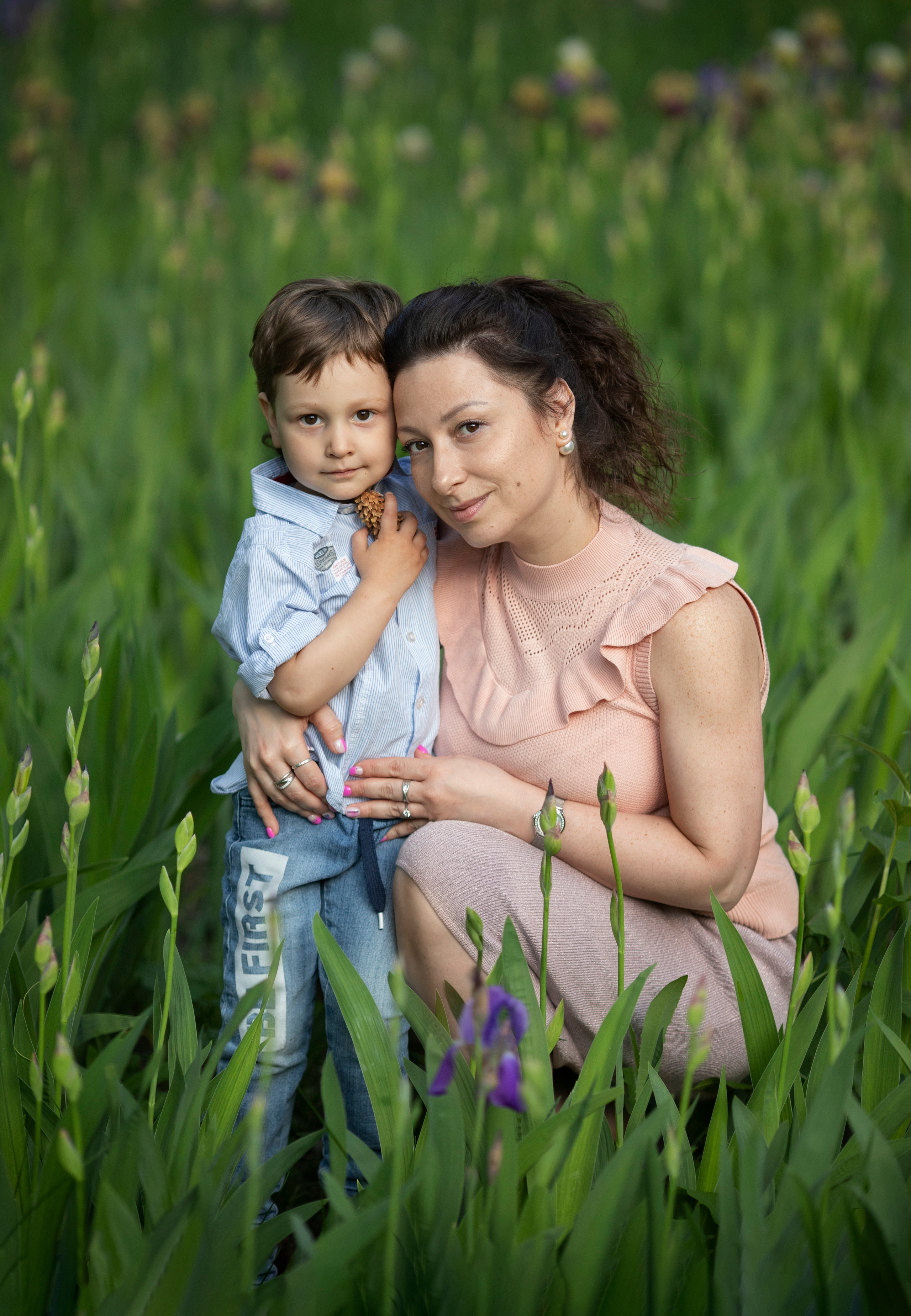Семейная прогулка в парке Динамо — Лена и ее семья. Алена Полозкова — семейный фотограф в Воронеже и Москве