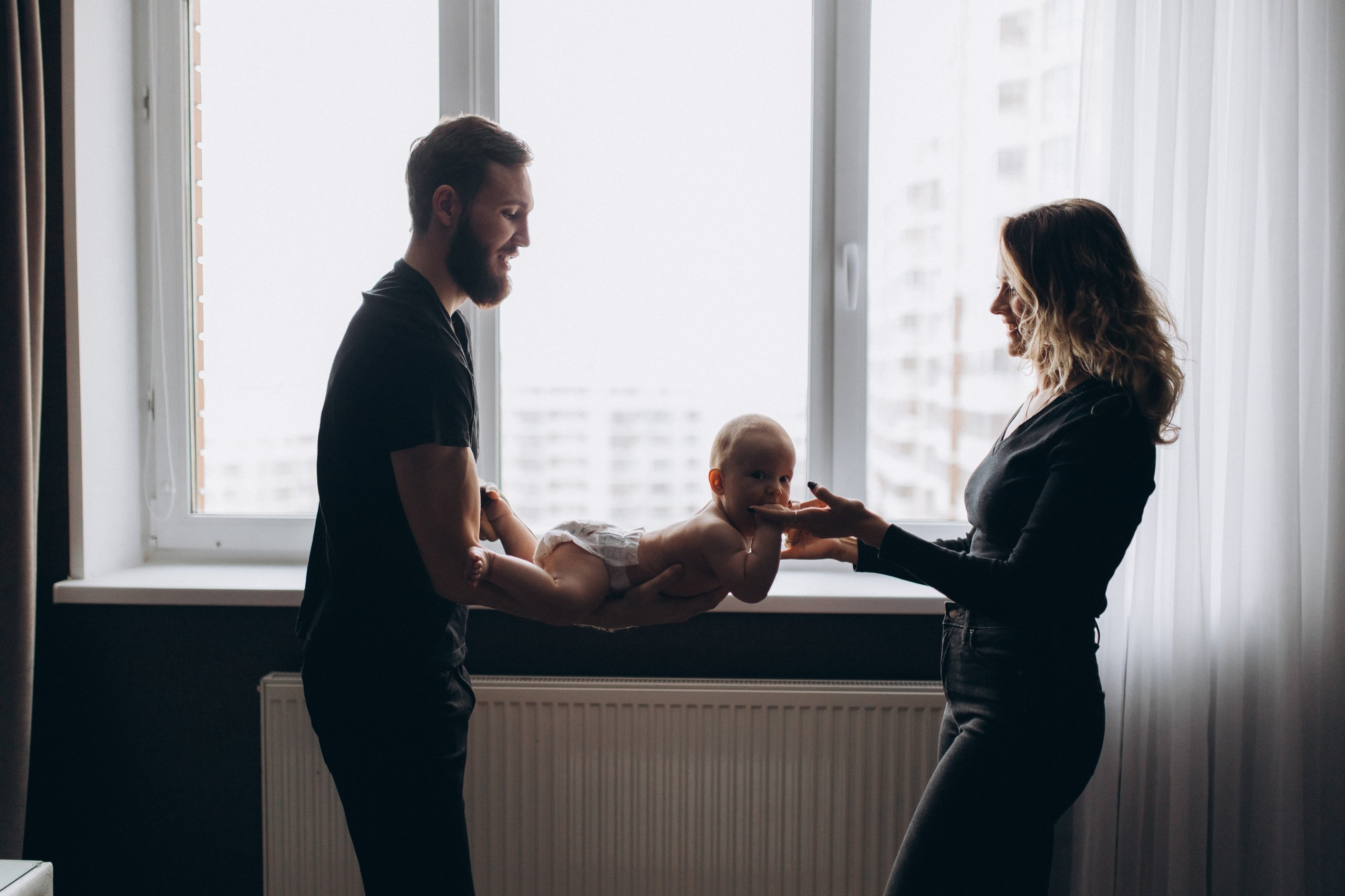 С грудничками (малыши до года). Семейный фотограф в Сургуте и Новороссийске Алена Быхун