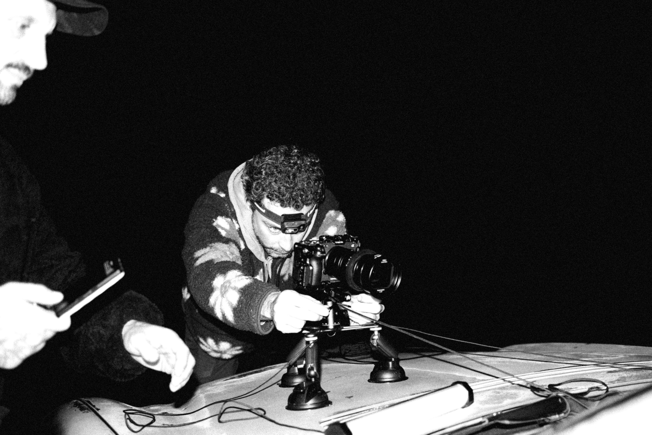 Behind the scenes. Portrait and backstage photographer Nina Crane