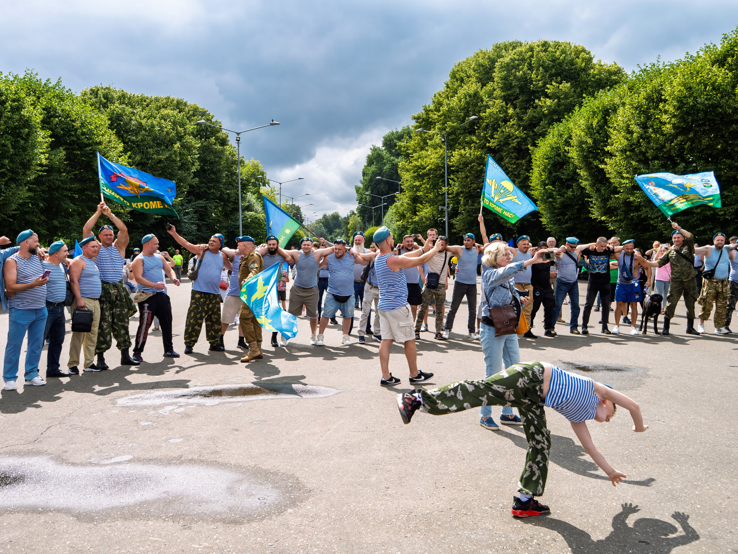 Празднование 95-летия ВДВ в парке горького 2 августа 2025 гола. Фотограф Никифоров-Гордеев Сергей. Москва и МО