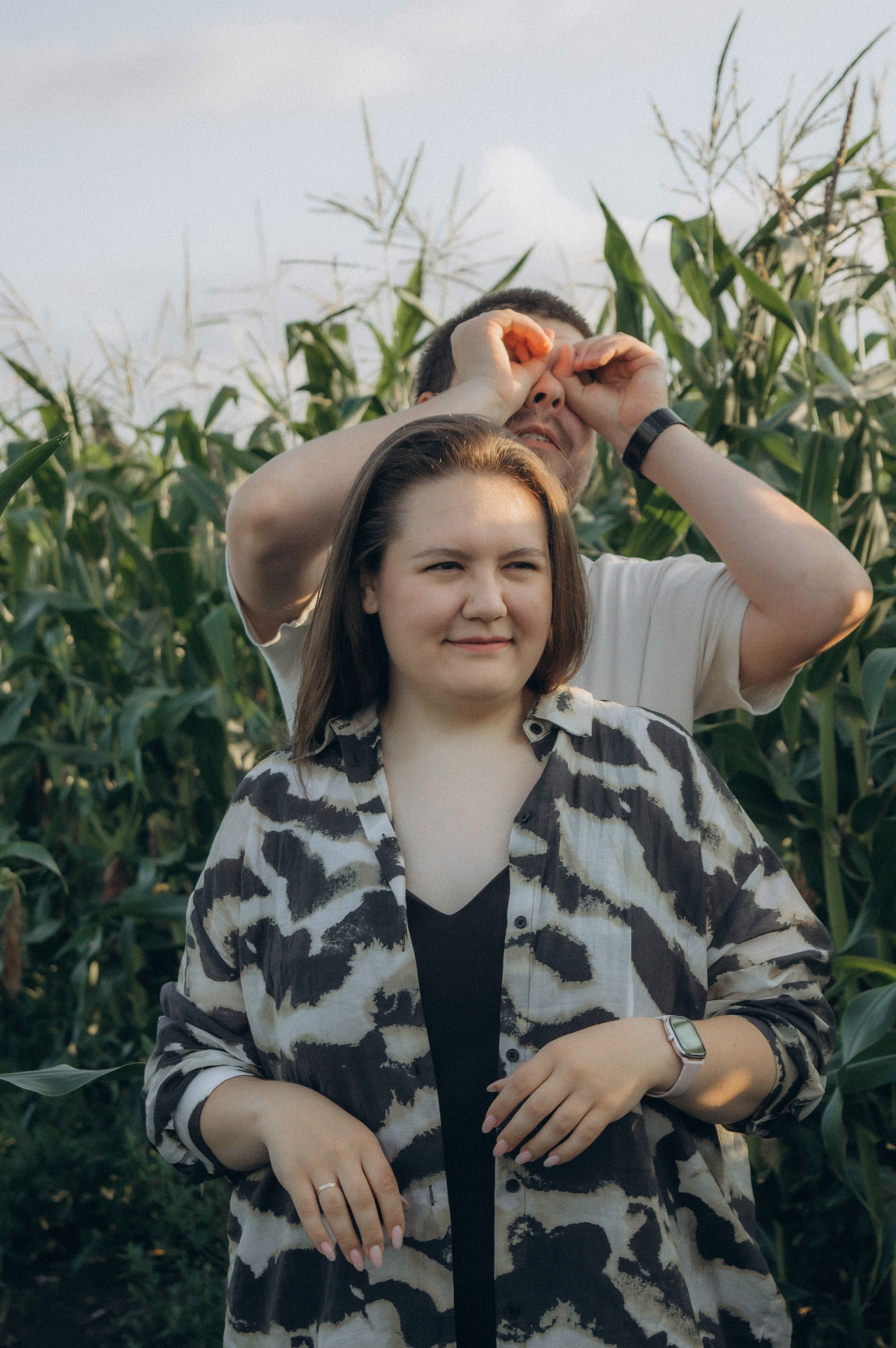 Лето, семья, кукуруза. Семейная летняя фотосессия. Юлия Левада Семейный и женский фотограф