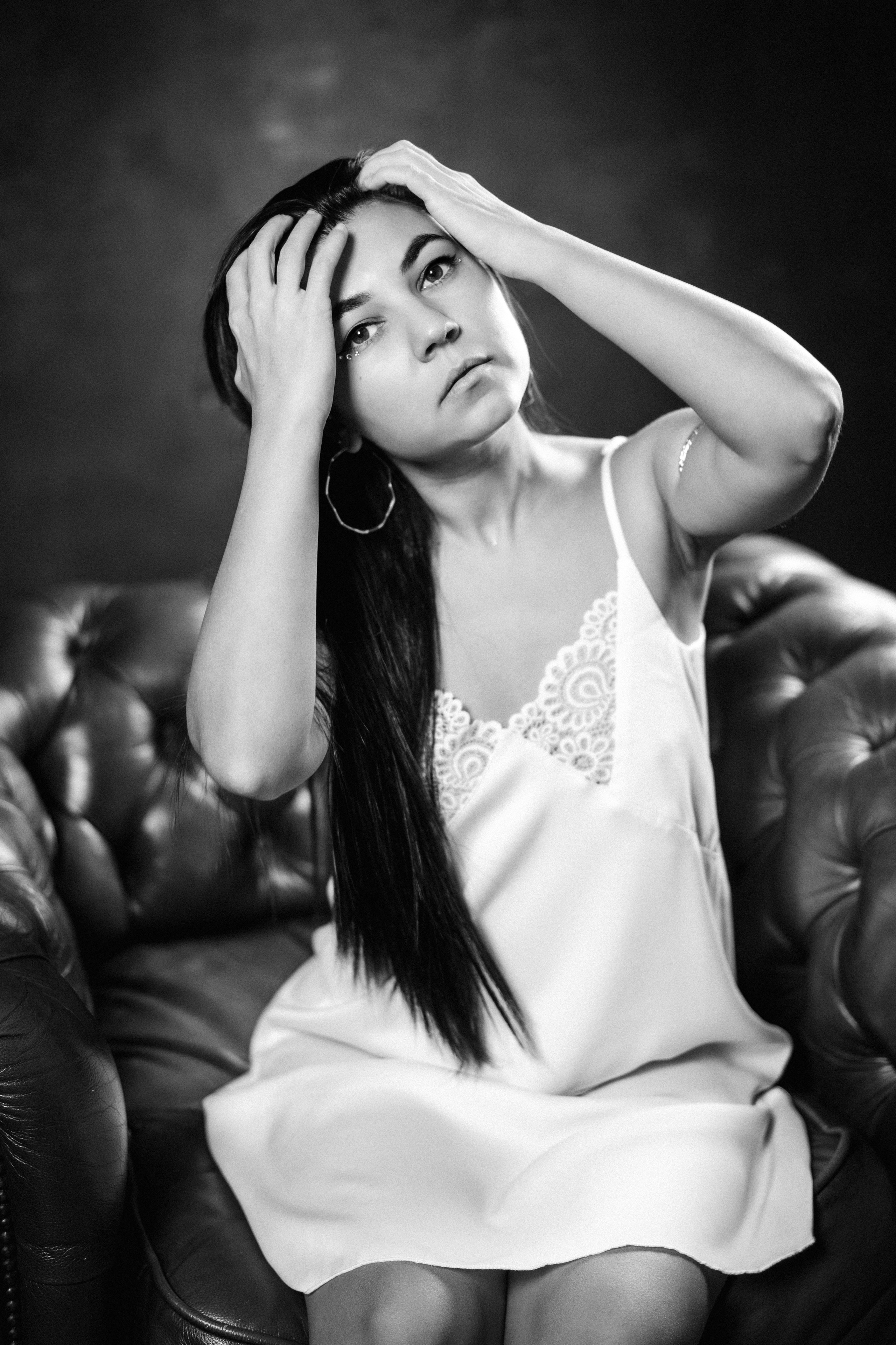 студийная фотосессия москва студийная съемка москва фотосессия в студии москва девушка чб