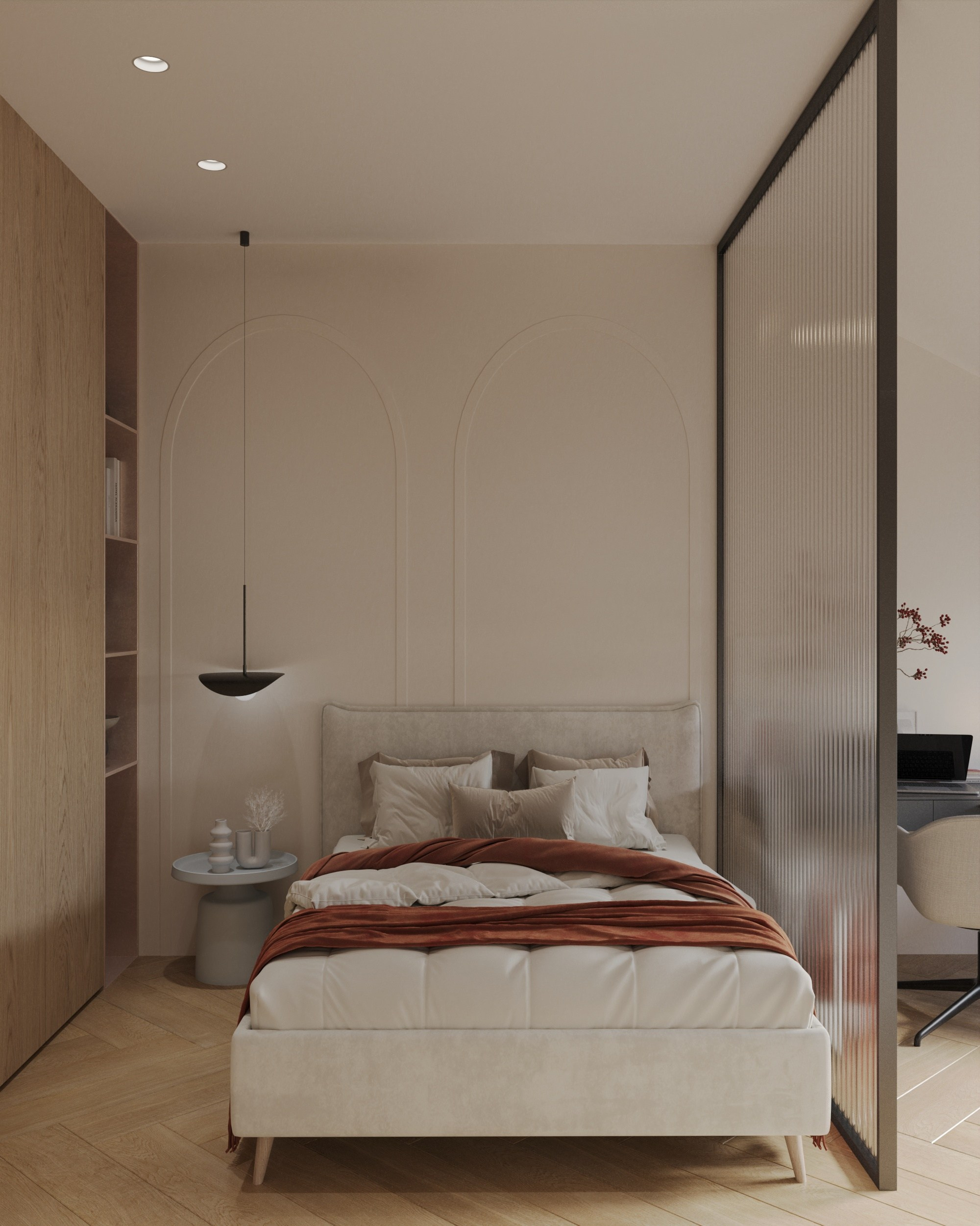 Дизайн-проект Лучезарный-2 г.Геленджик. Дизайн интерьеров, 3D визуализации