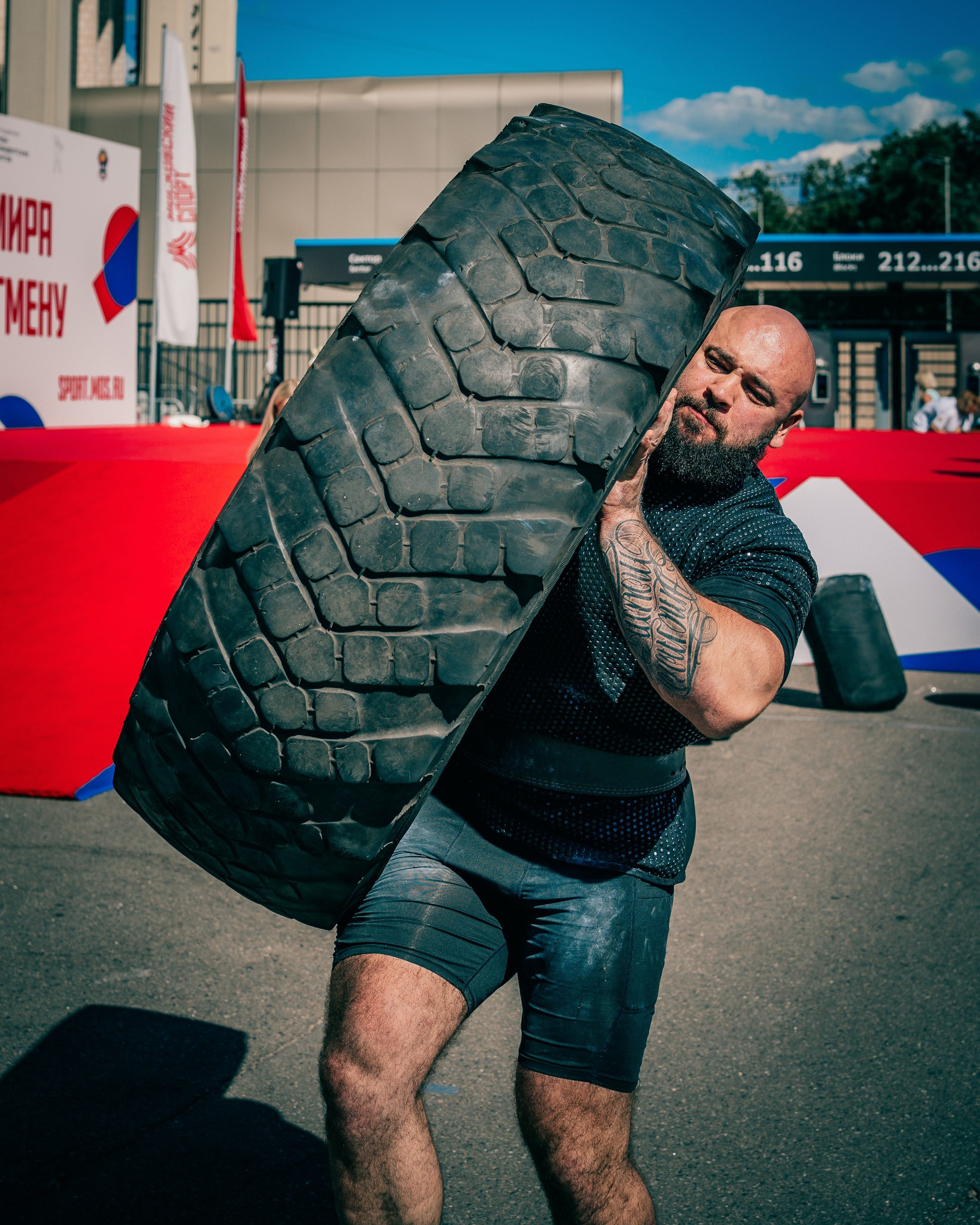 Съемка «Strongman World Cup»