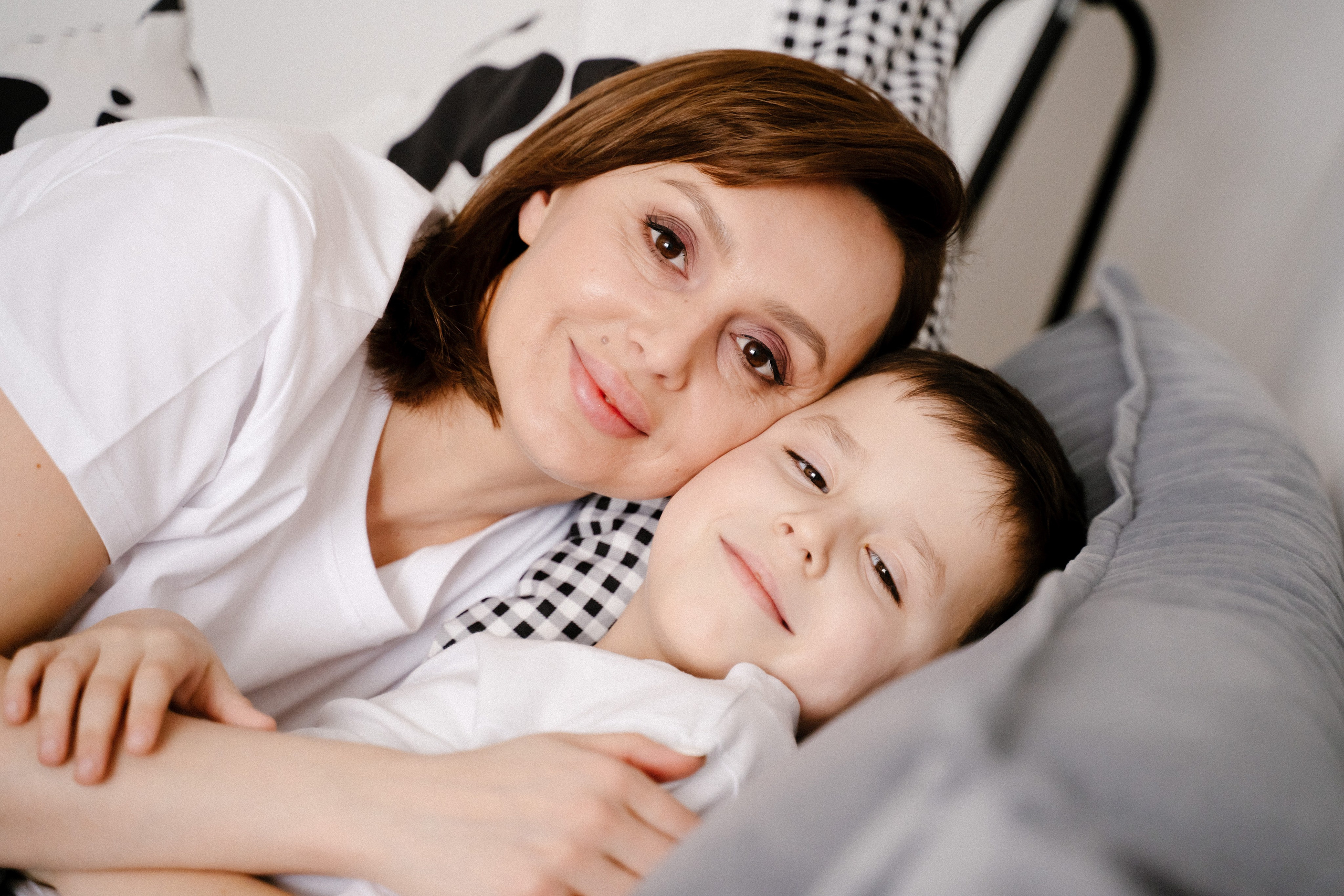 Мама с сыном