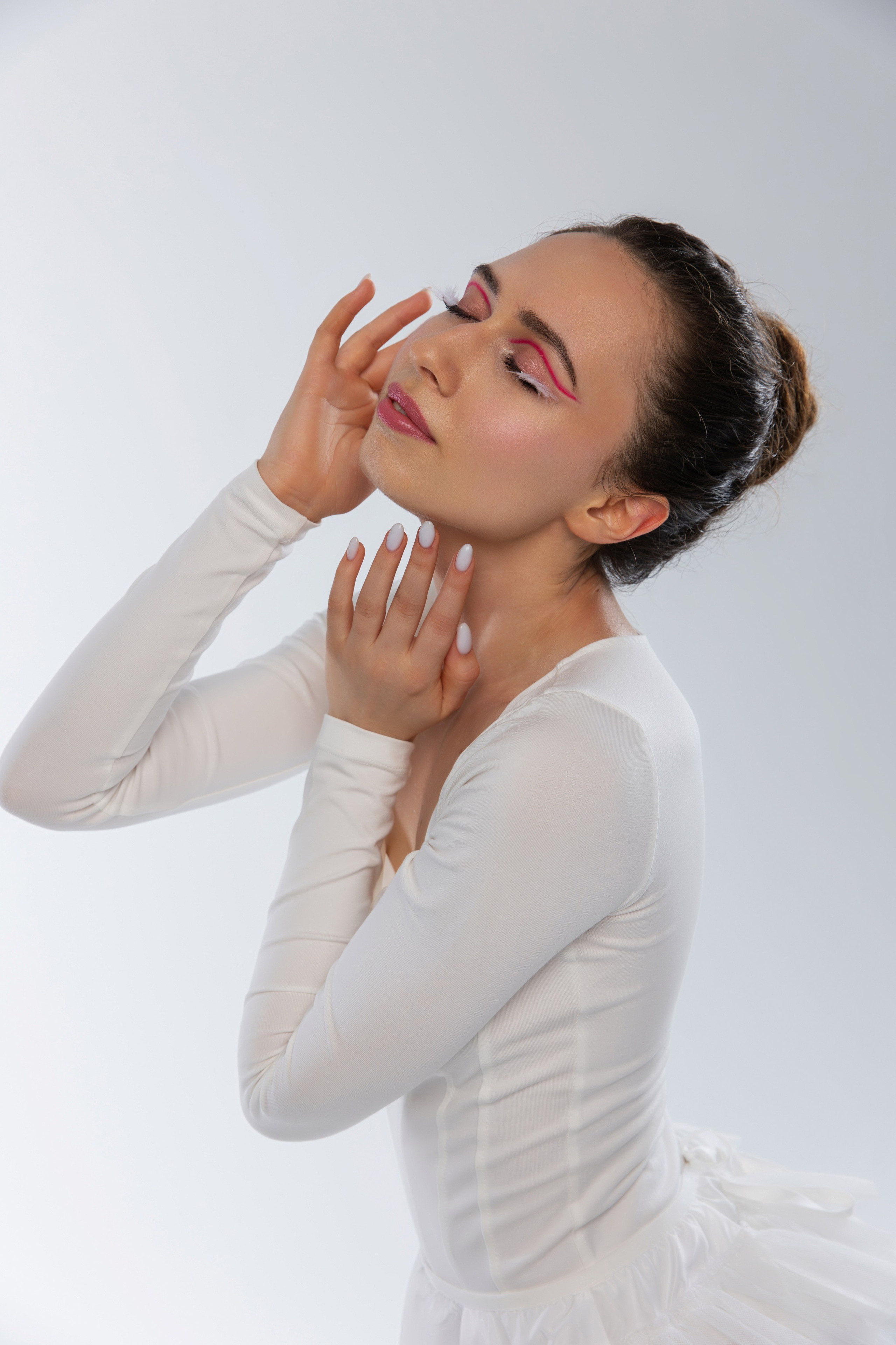 Женская фотосессия на циклораме. Семейный и женский фотограф в Москве Надежда Воробьева