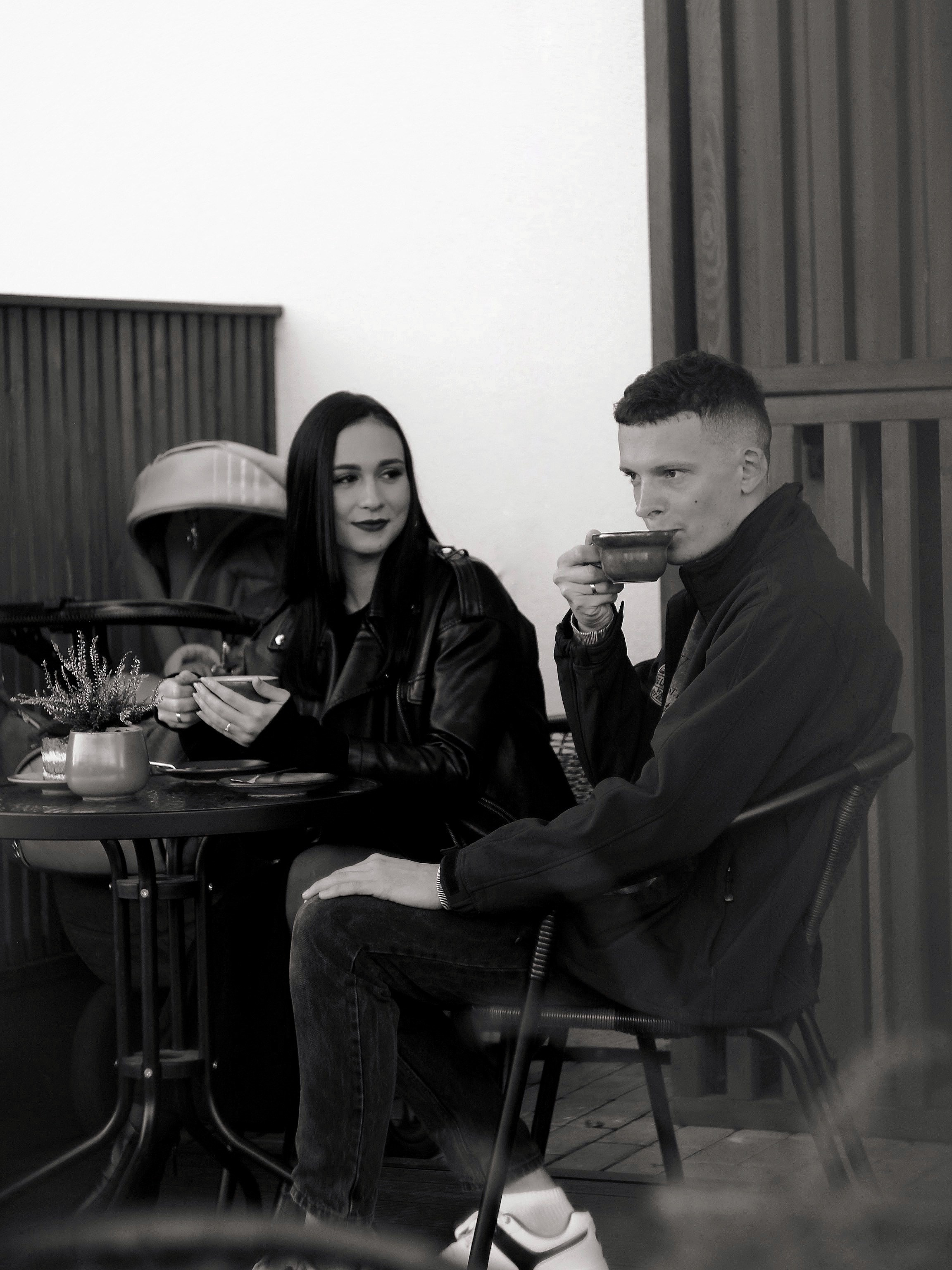 В кофейне. Photography Eva