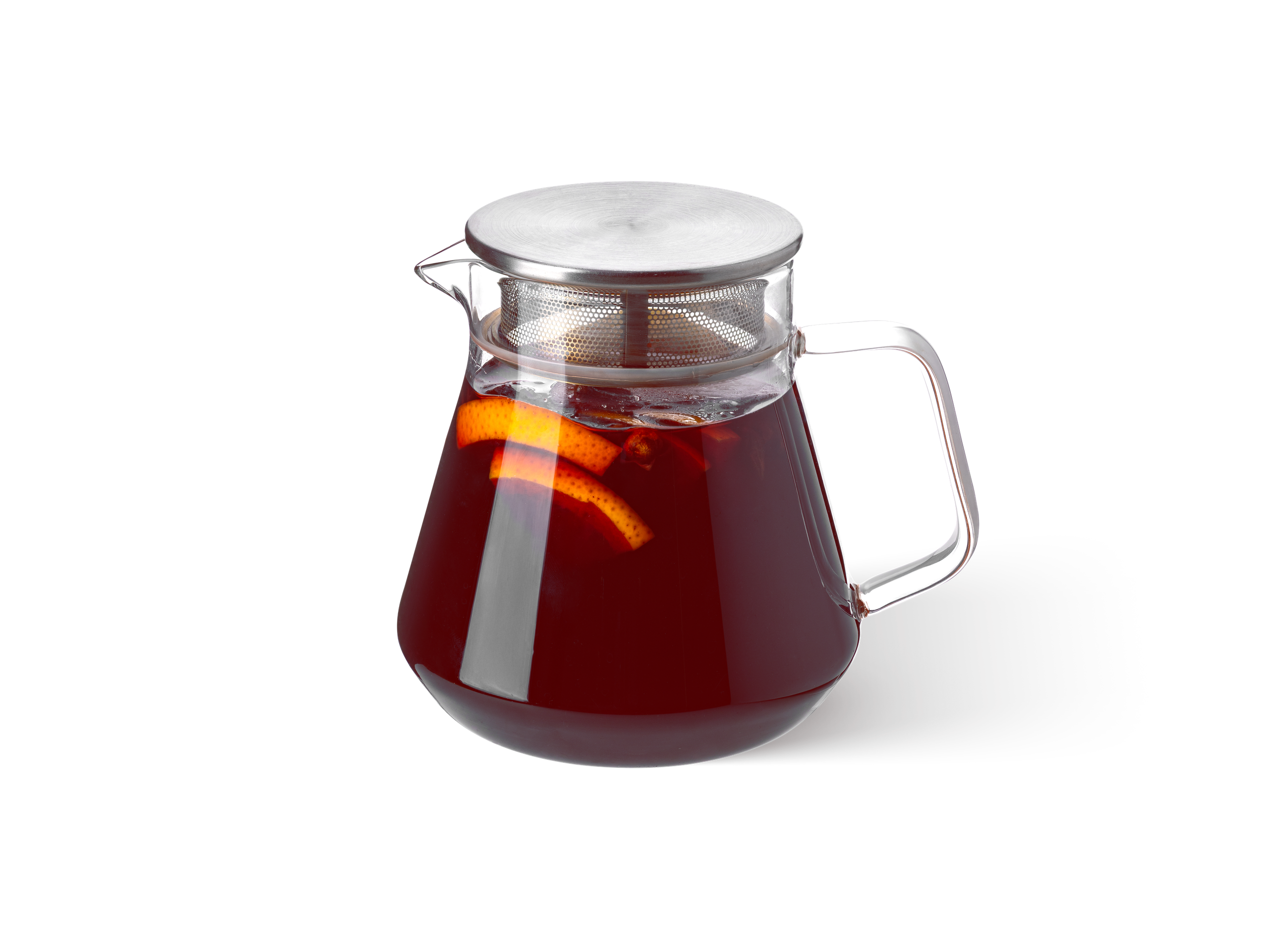 ГЛИНТВЕЙН 690₽. Горячий напиток на основе пюре бузины, безалкогольного вермута, а так же разнообразных специй: корицы, гвоздики, мускатного ореха, бадьяна. На украшение идут слайсы апельсина, яблока и гвоздика.