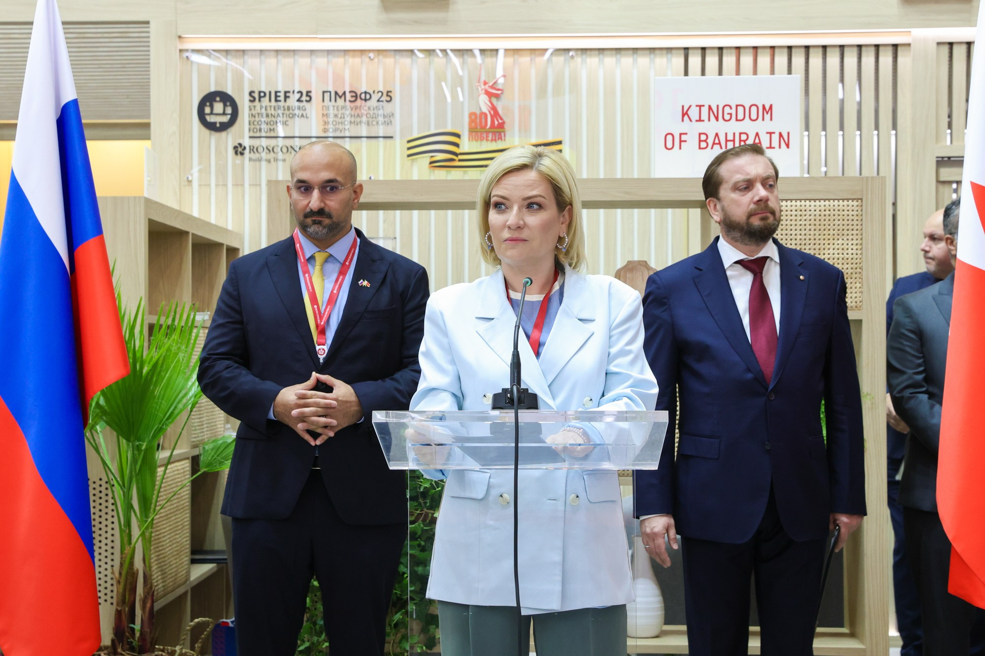 Стенд Королевства Бахрейн на ПМЭФ 2025. Фотограф Дарья Попова