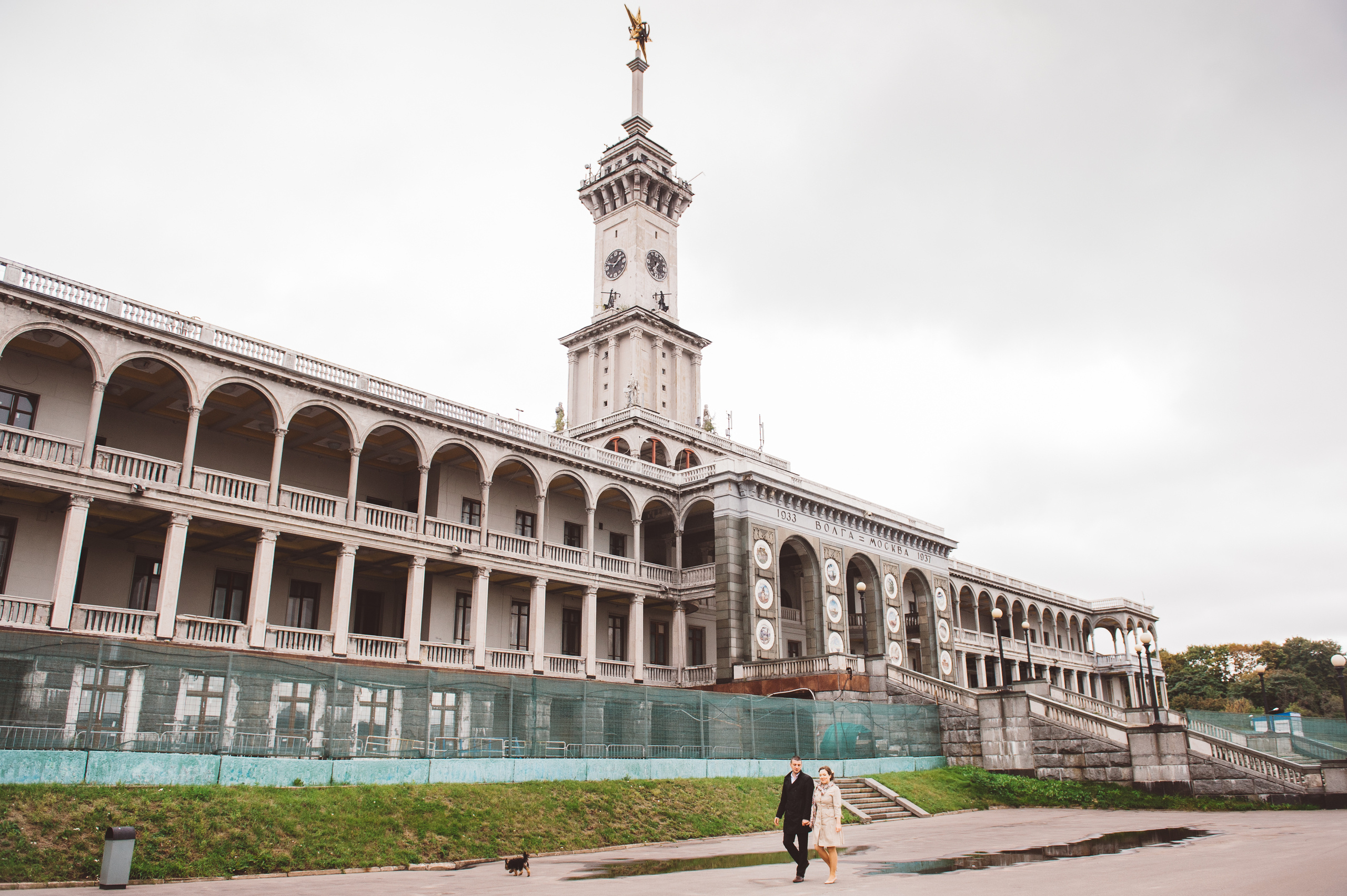 Свадебная фотосессия на Речном вокзале. Семейный фотограф в Москве Елена Снегирева