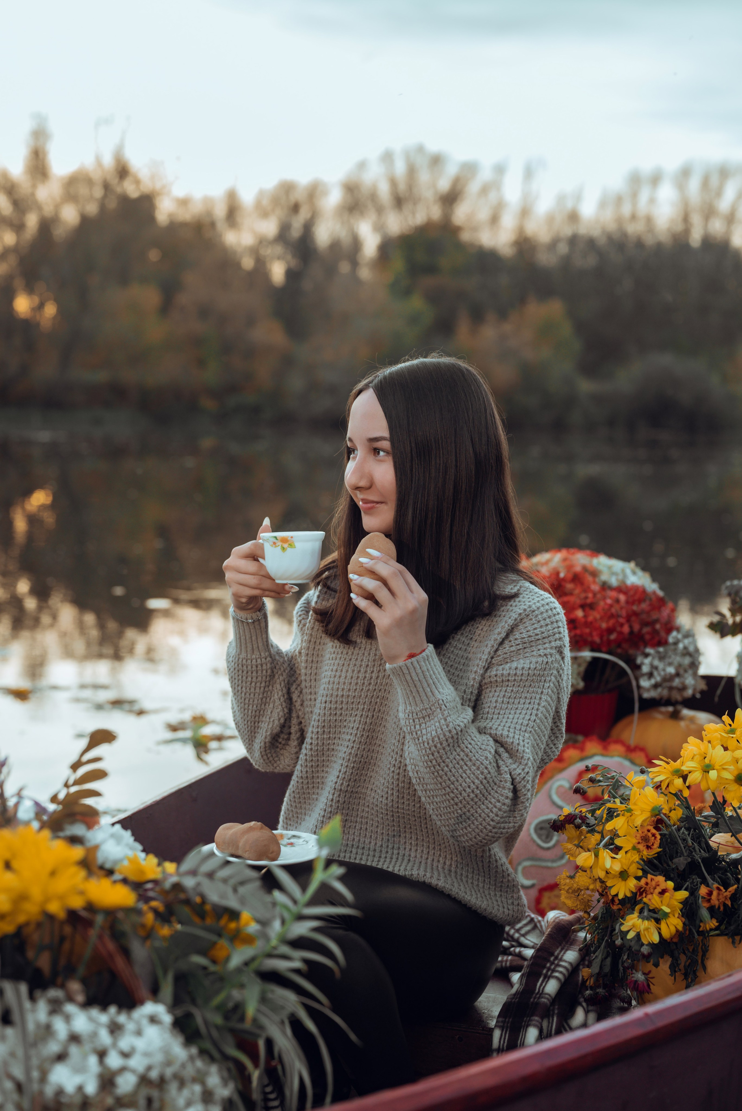Фотопроект с осенней лодкой. Фотограф в городе Салават