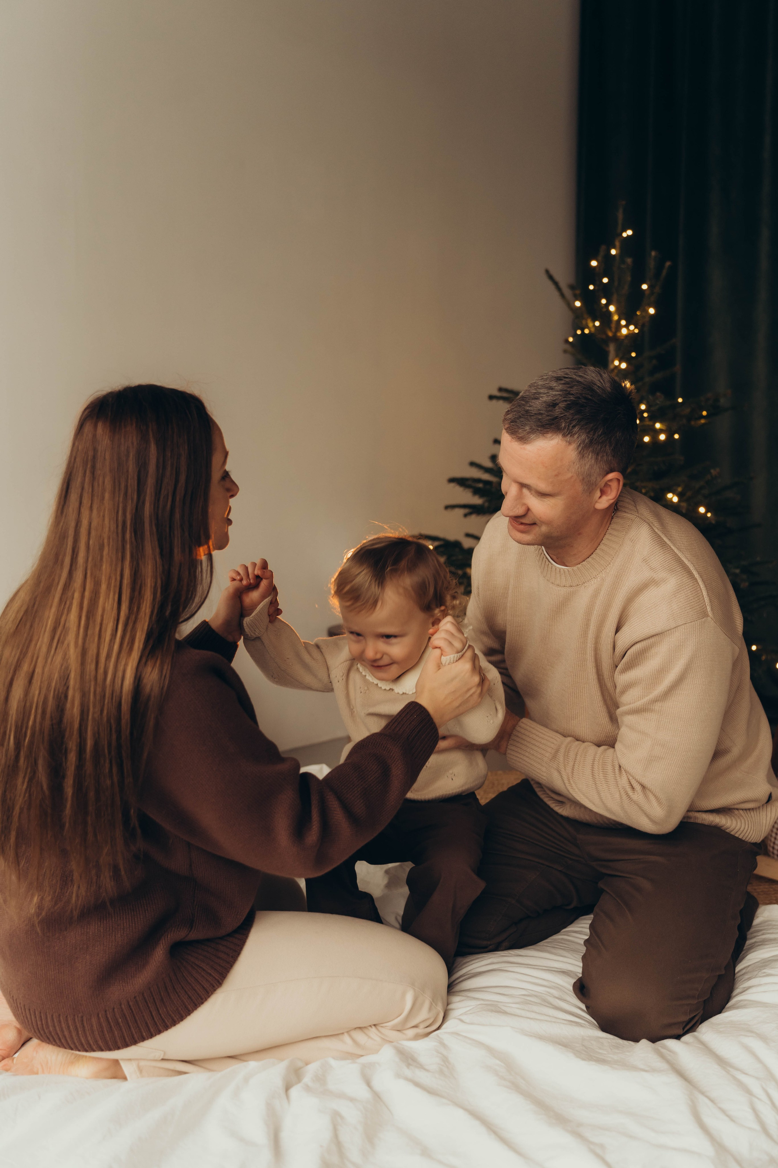 Екатерина, Николай и малышка Аня