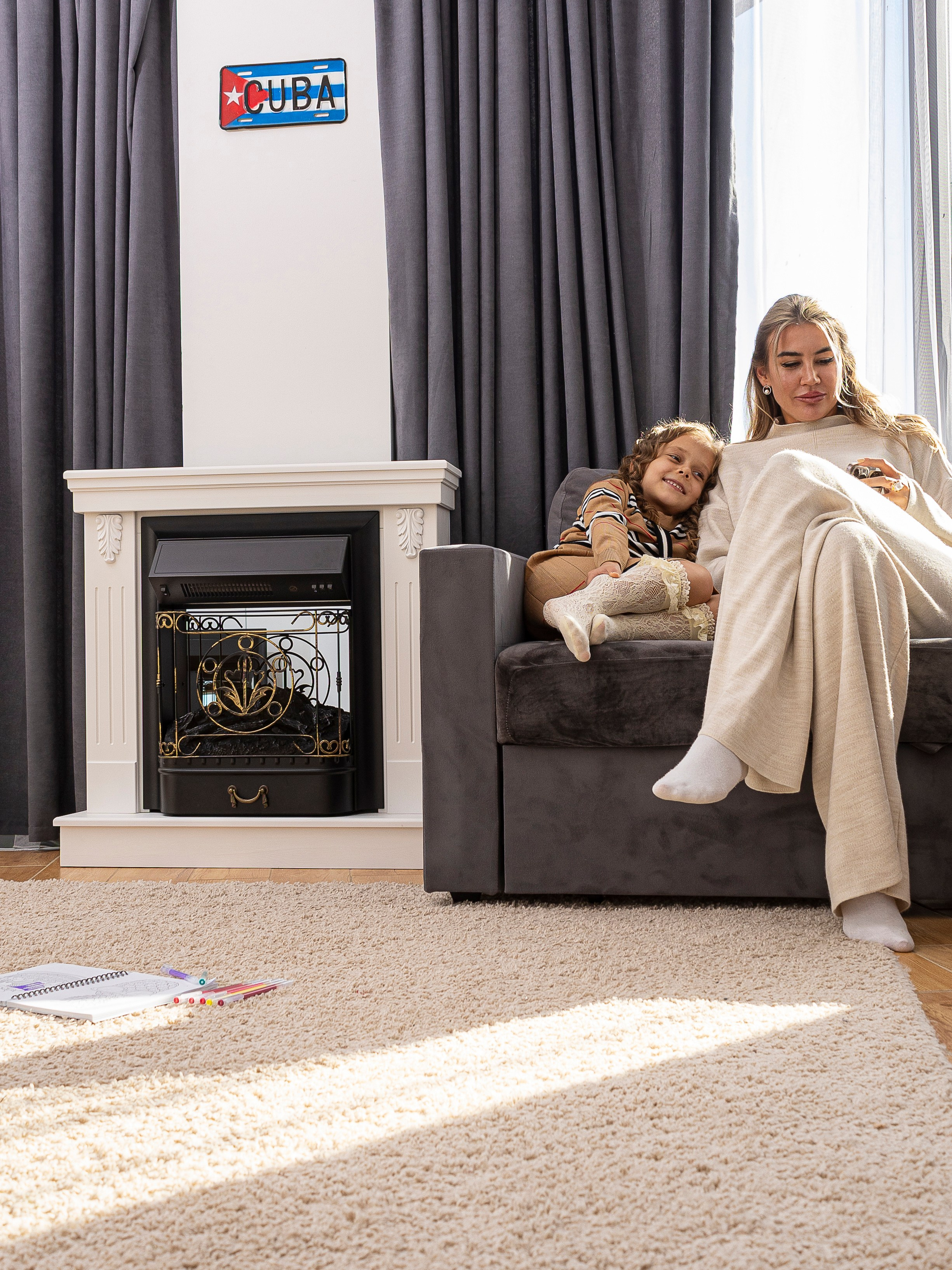 Большая интерьерная съемка каминов. Фото для маркетплейсов в самых сочных локациях города Сочи