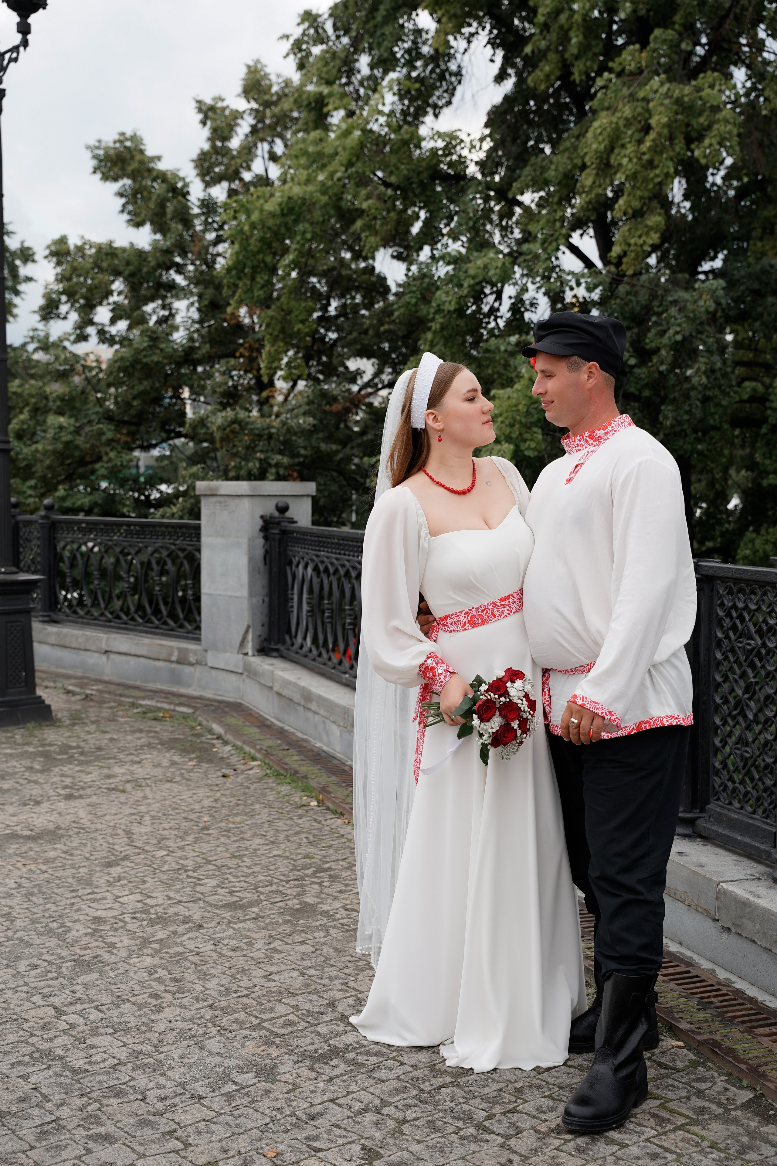 Свадебная фотосессия в русском стиле