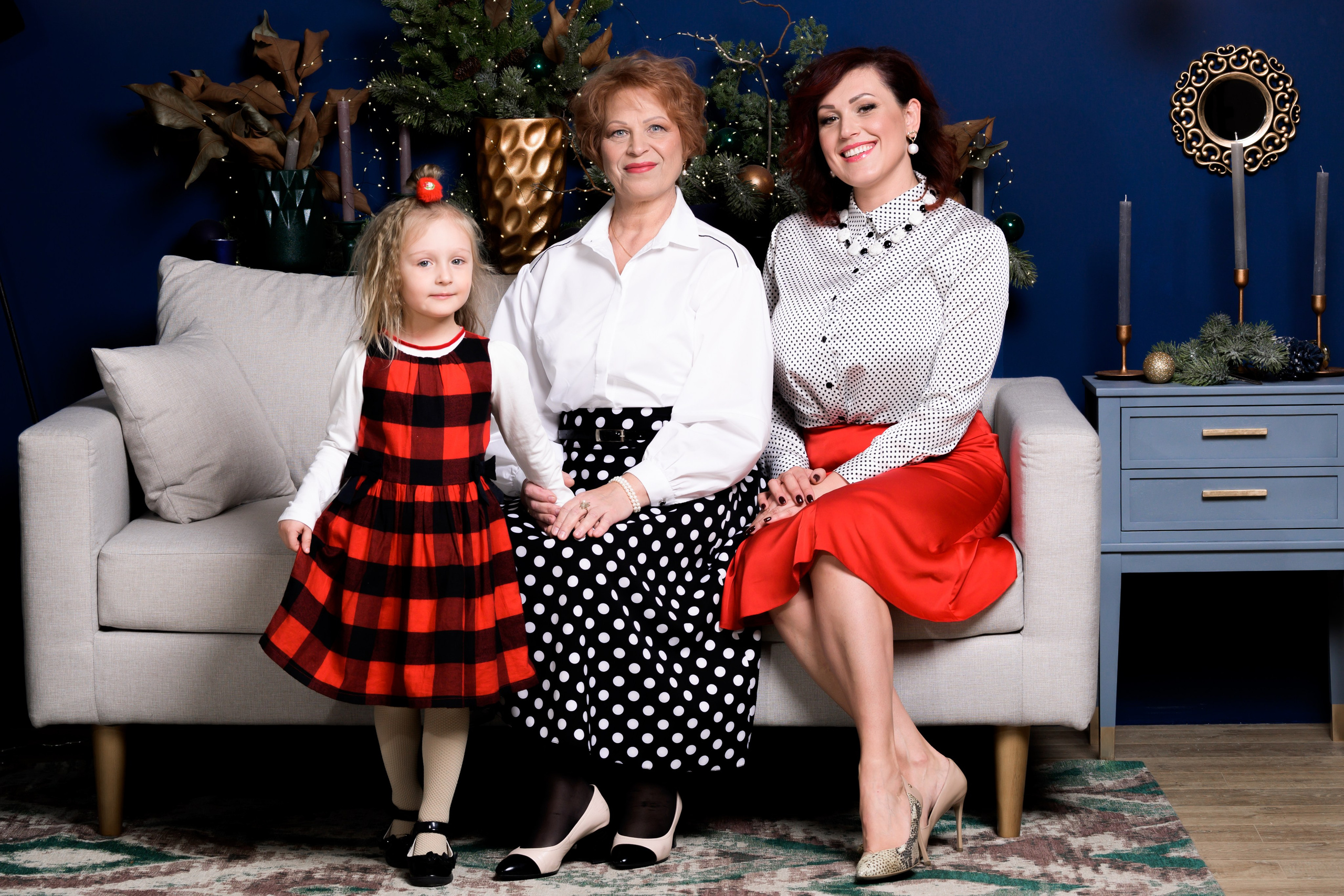 Olya and the family. Fotograf Dmitrii Donets