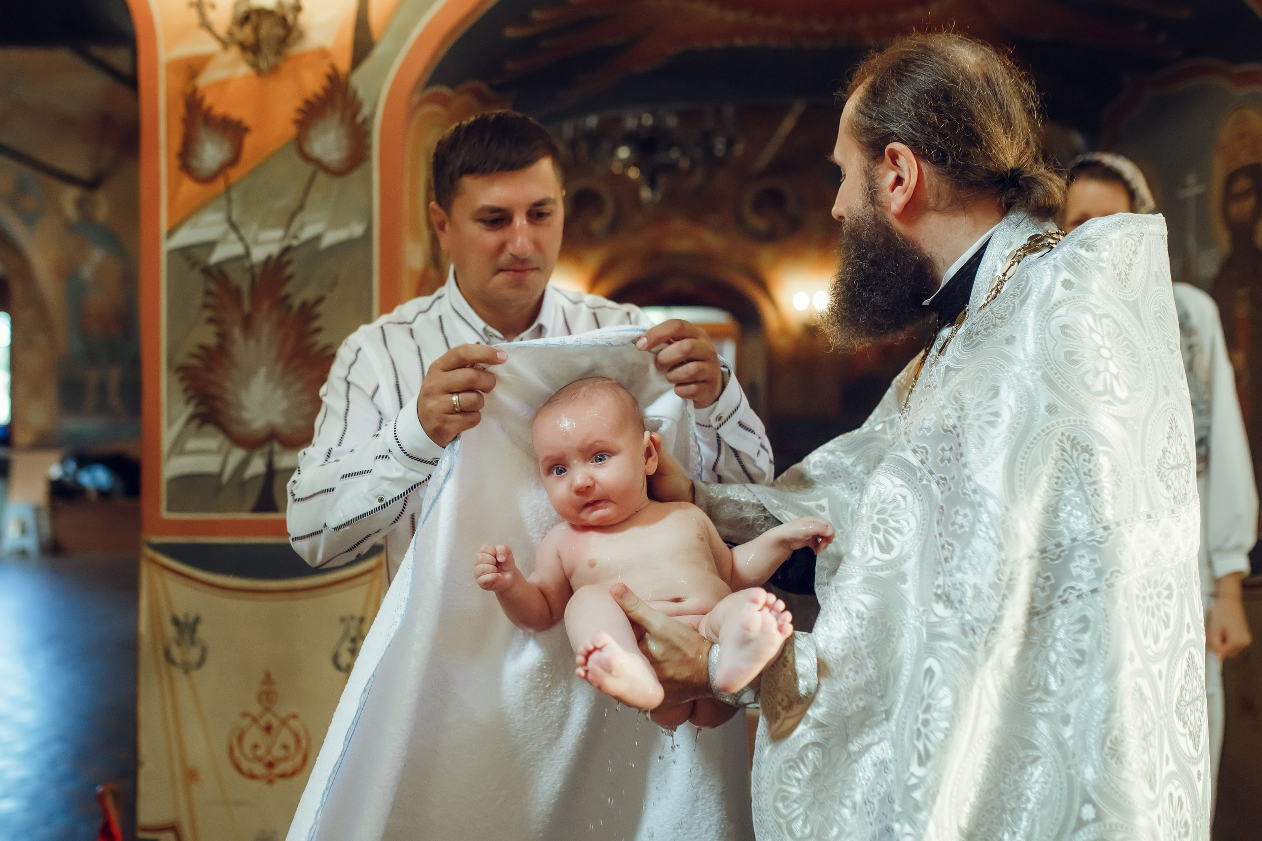 Крещение Эрика. Фотограф на Крещение, семейный фотограф в Москве