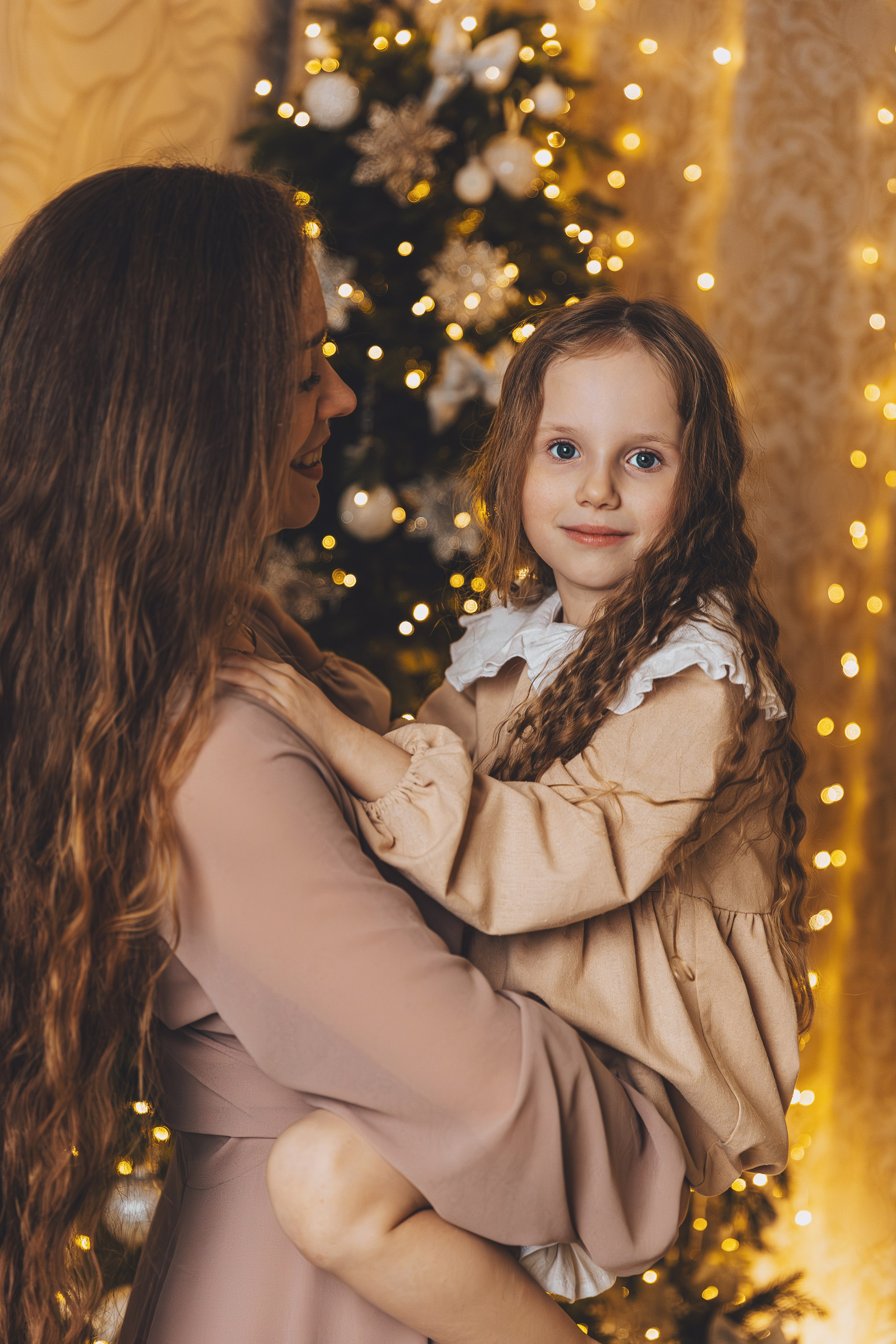 Семейная новогодняя домашняя фотосессия. Семейный и женский фотограф в Москве Надежда Воробьева