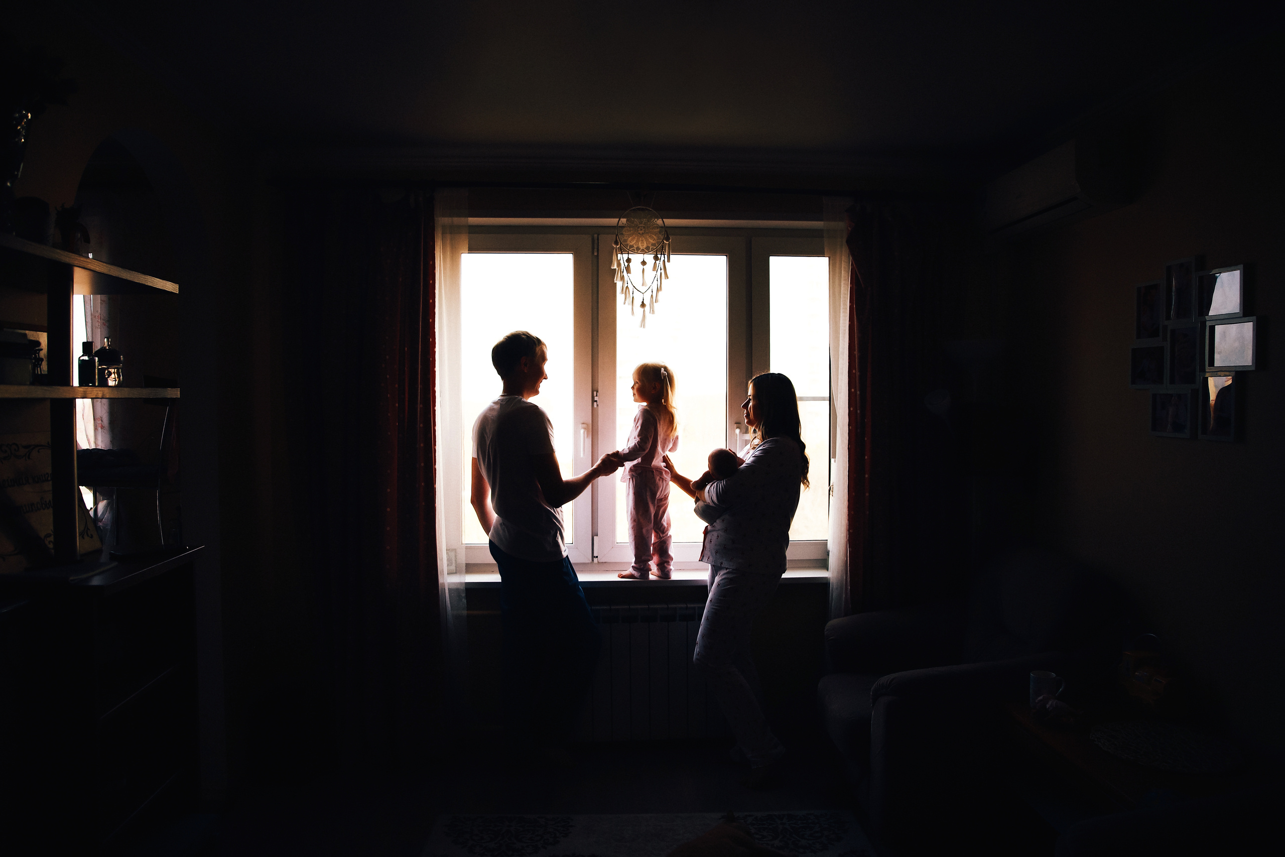 Семейная фотосессия дома. Детский и семейный фотограф в Москве Алёна Шестунова