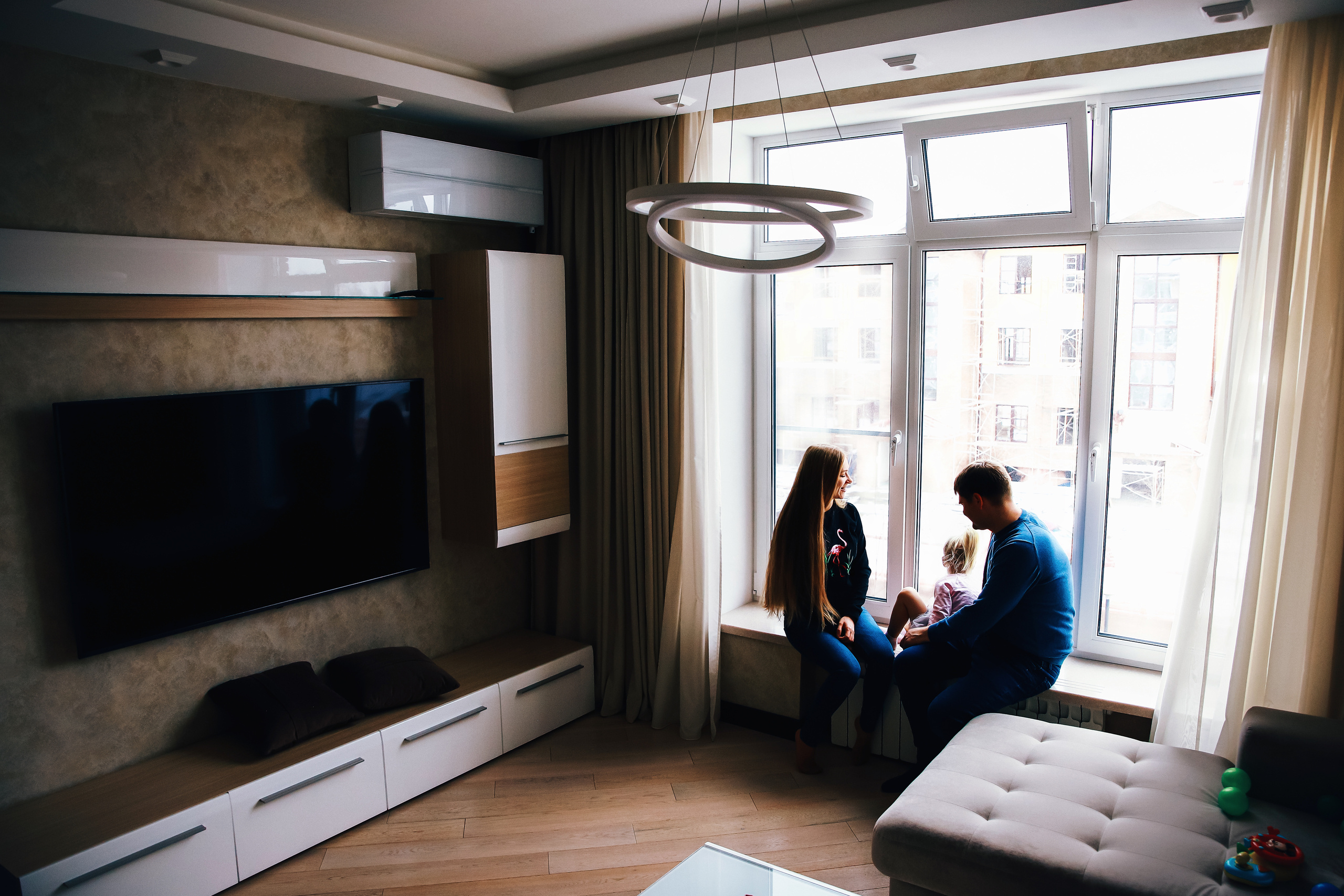 Семейная фотосессия дома. Детский и семейный фотограф в Москве Алёна Шестунова