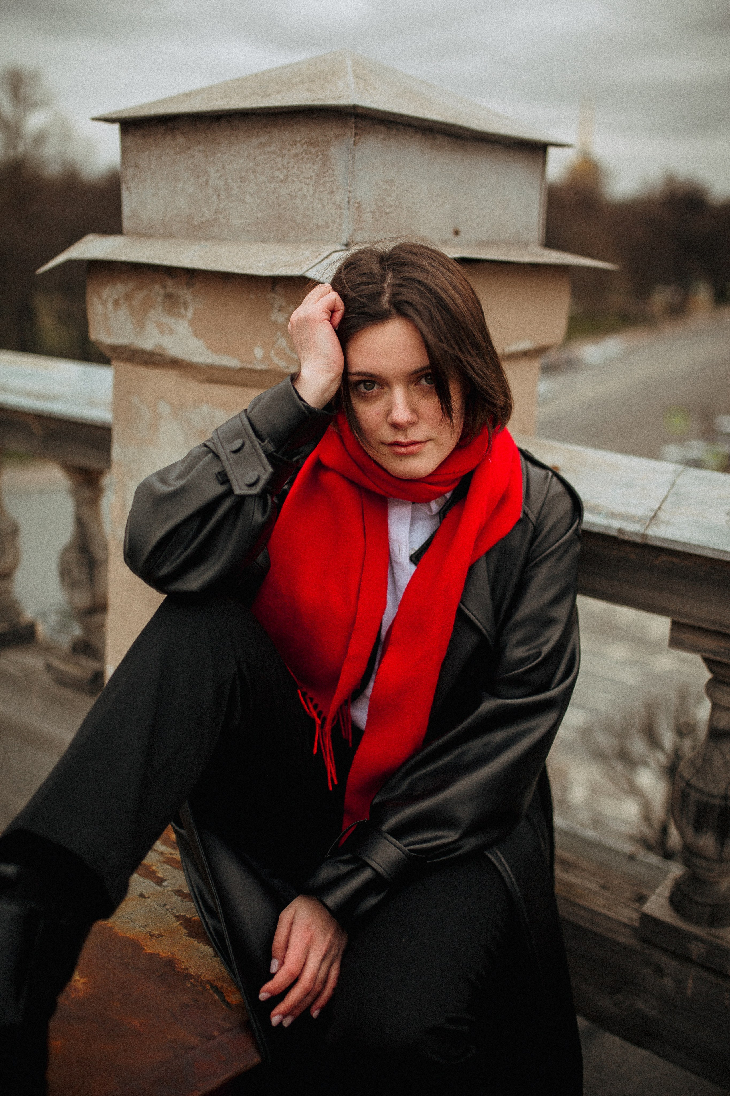 Анна на крышах Питера. Семейный и Свадебный фотограф в Санкт-Петербурге Плохая Екатерина