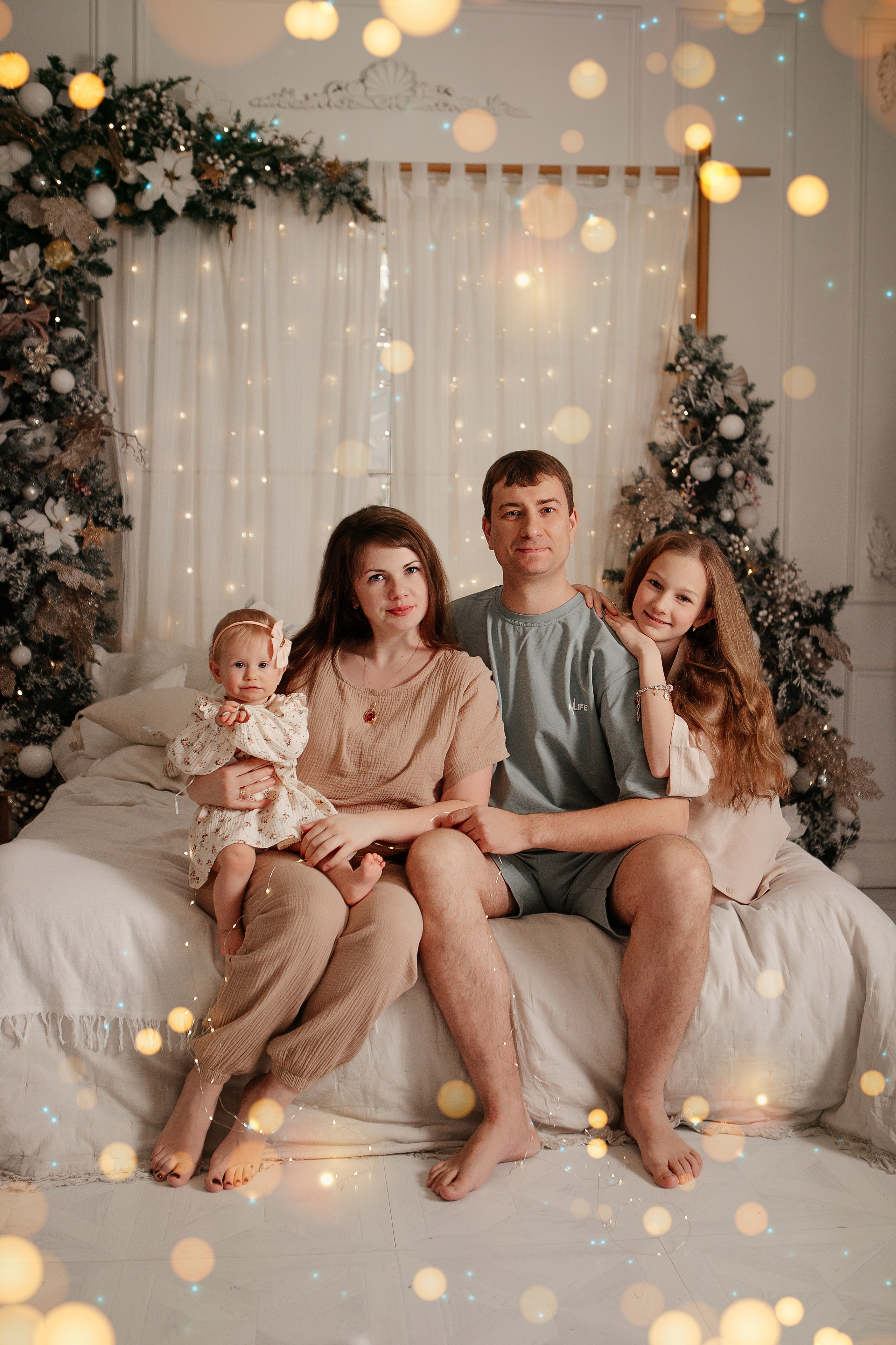 Ольга с семьей. Семейный и детский фотограф в Москве Александра Мак