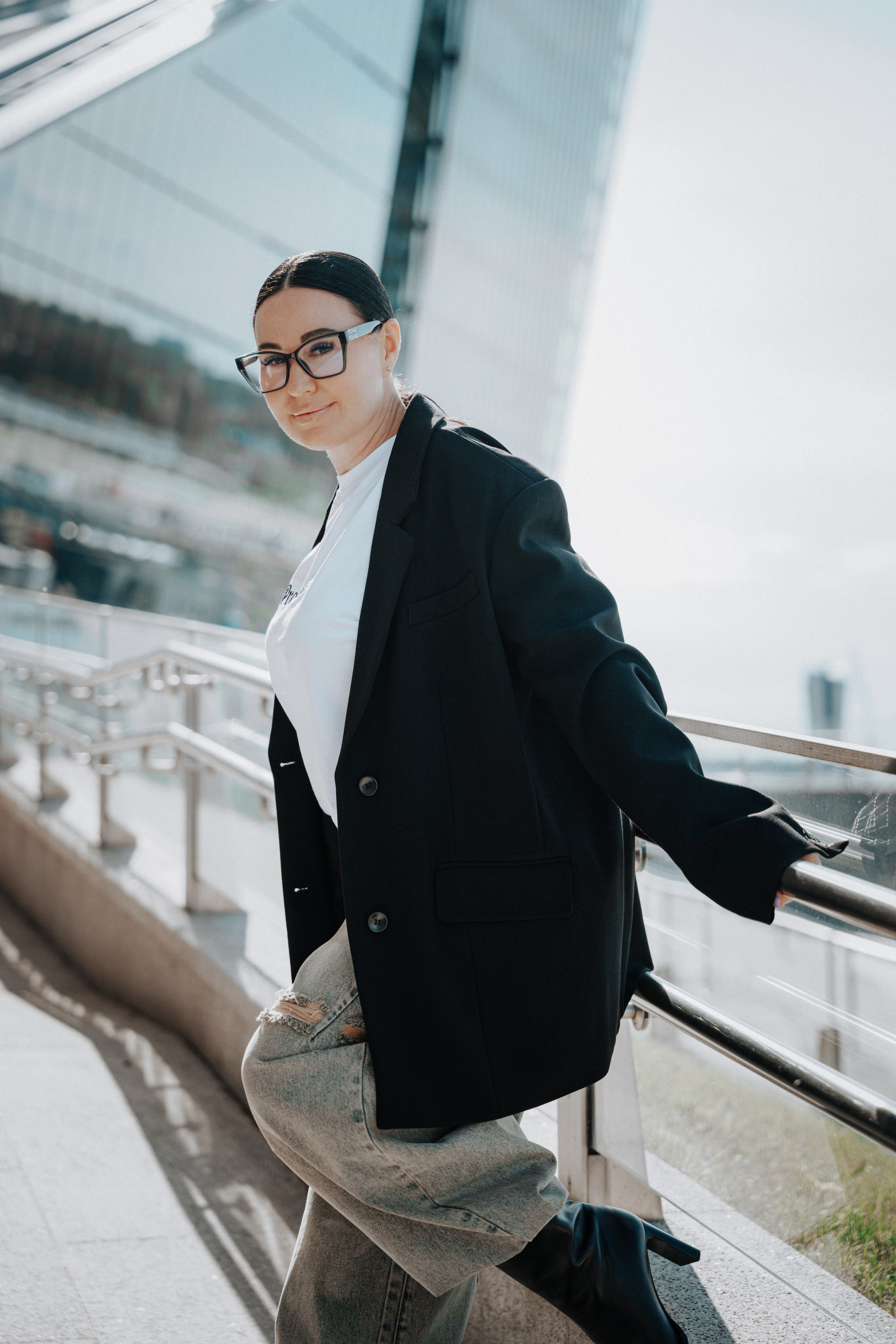 Елена. Лахта центр. Портретный фотограф в Санкт-Петербурге Дмитриева Наталия