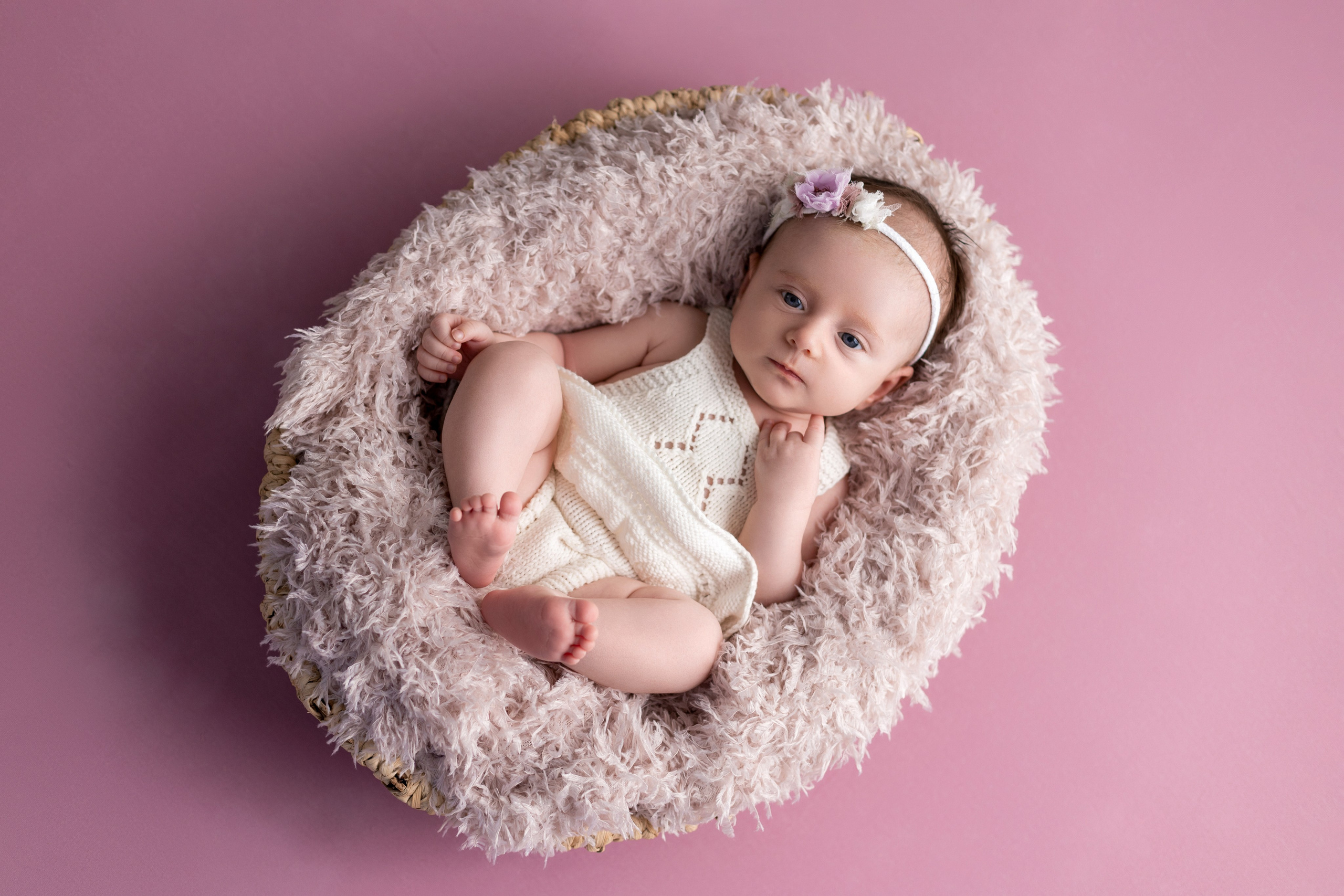 Яна и дочка, 1,5 месяца. Фотограф новорожденных в Нижнем Новгороде Надежда Кадылкина