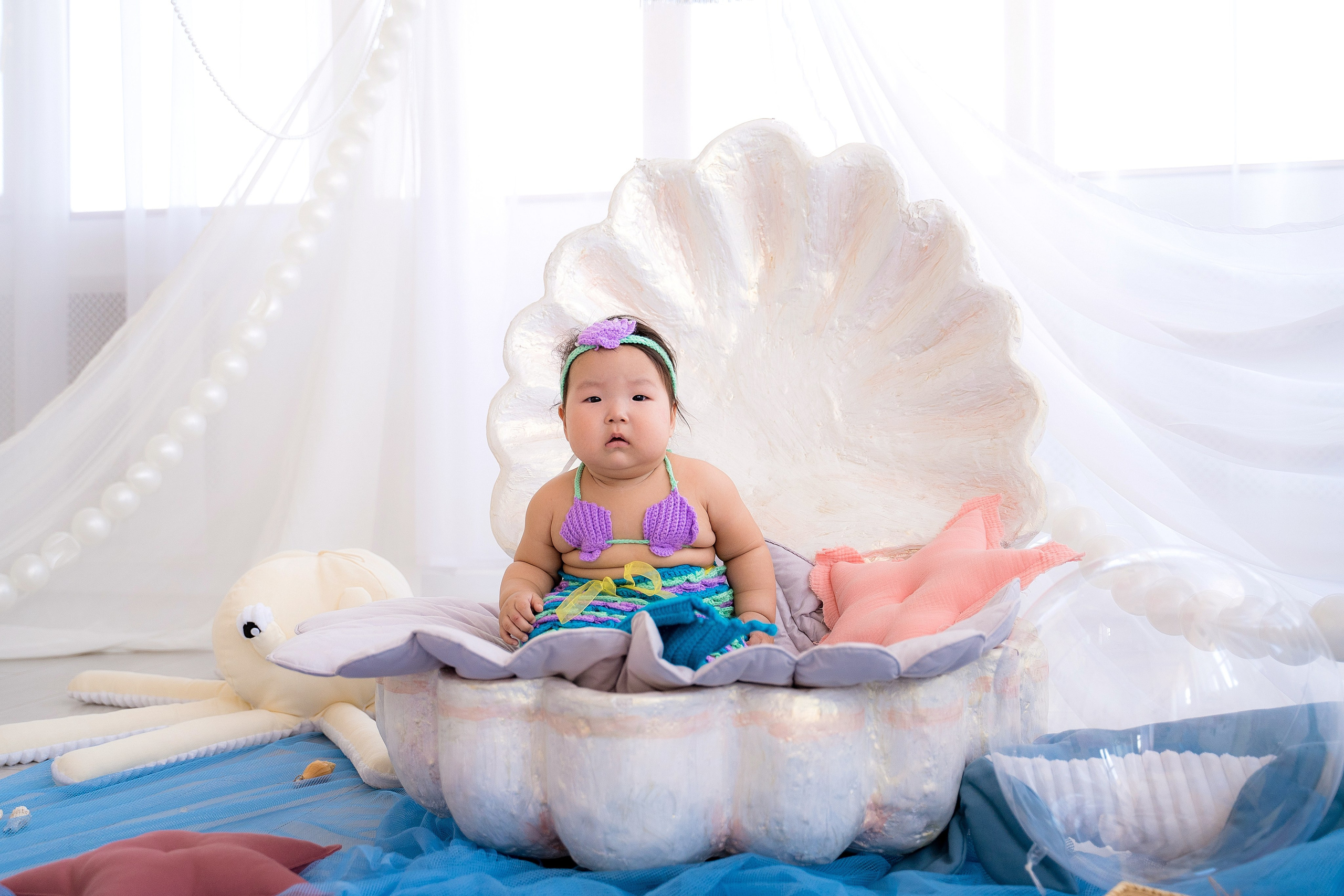 Русалочка. Фотостудия Малина в городе Улан-Удэ. Фотограф Ирина Жарникова