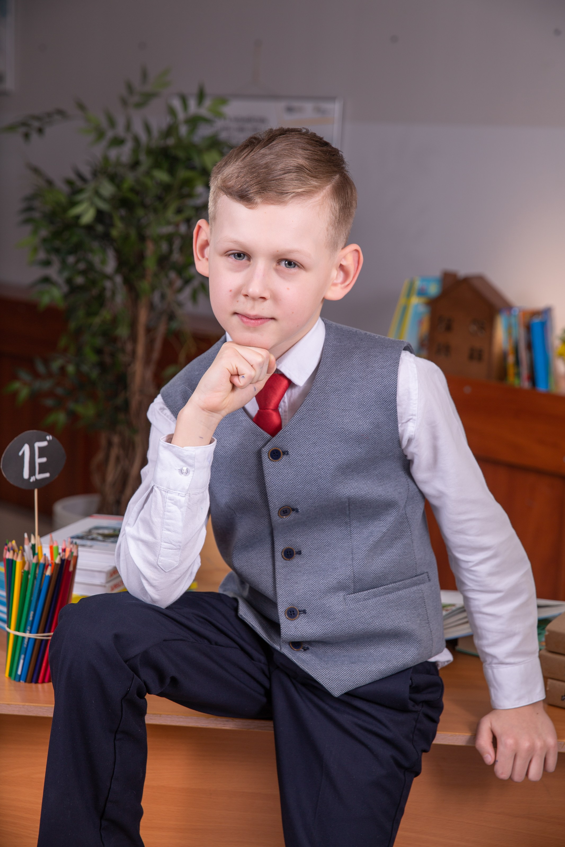 Портретная в школе. Фотограф Дарья Нагайцева