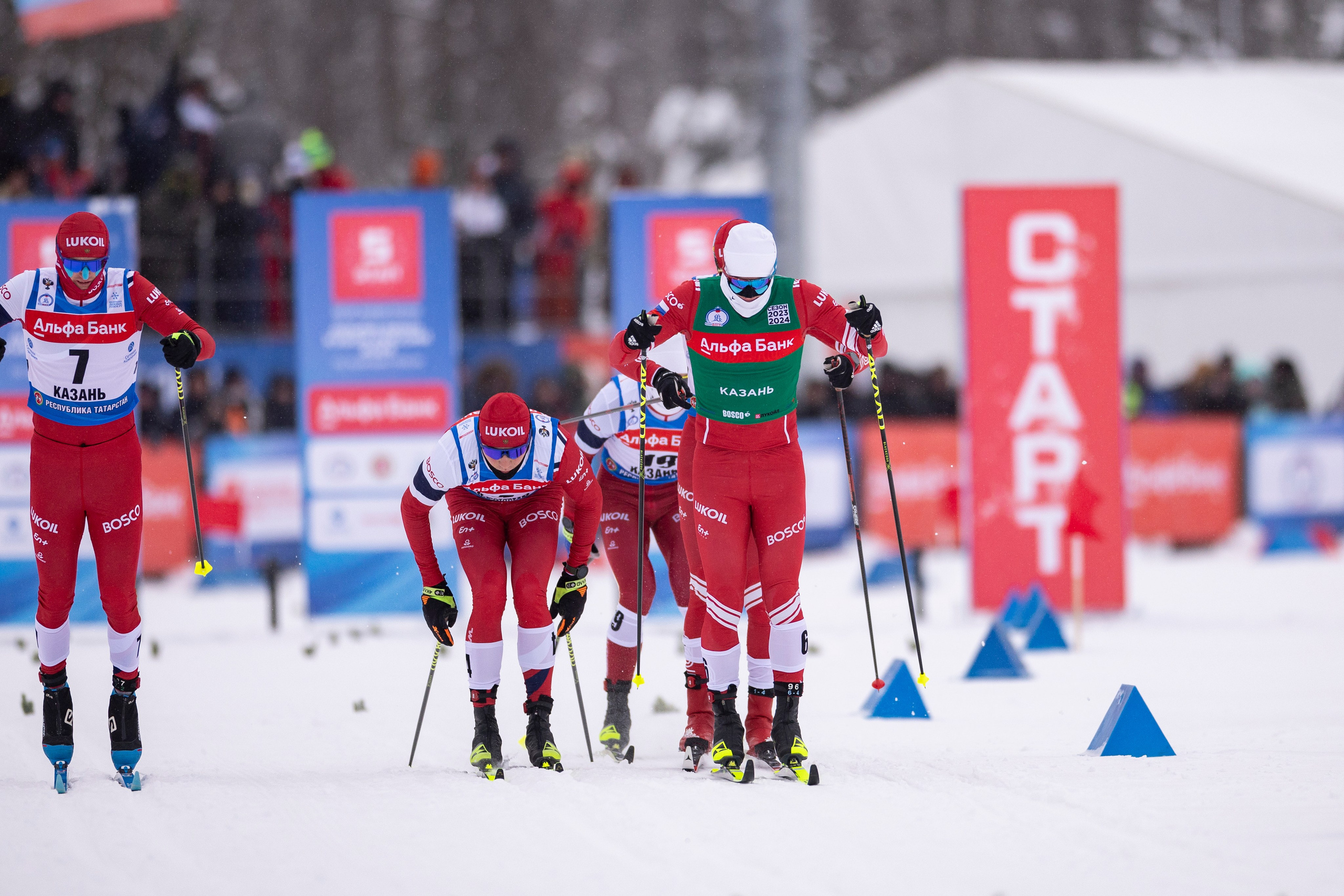 Кубок России по лыжным гонкам 2024. Спринт, мужчины. Спортивный репортажный фотограф Казань Нафис Сиразетдинов