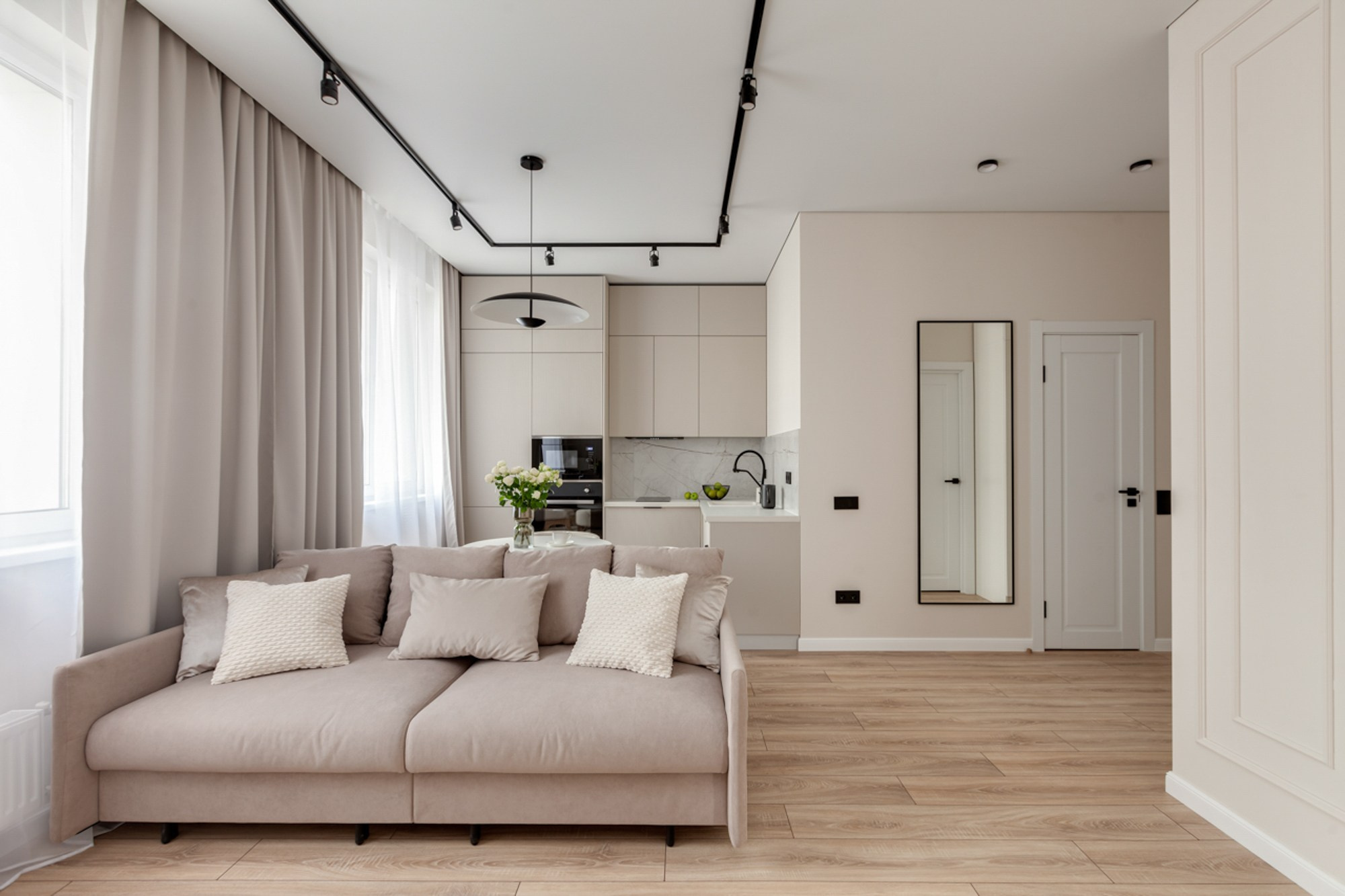 Частная квартира // Новохохловская. Интерьерный фотограф Дмитрий Горелов