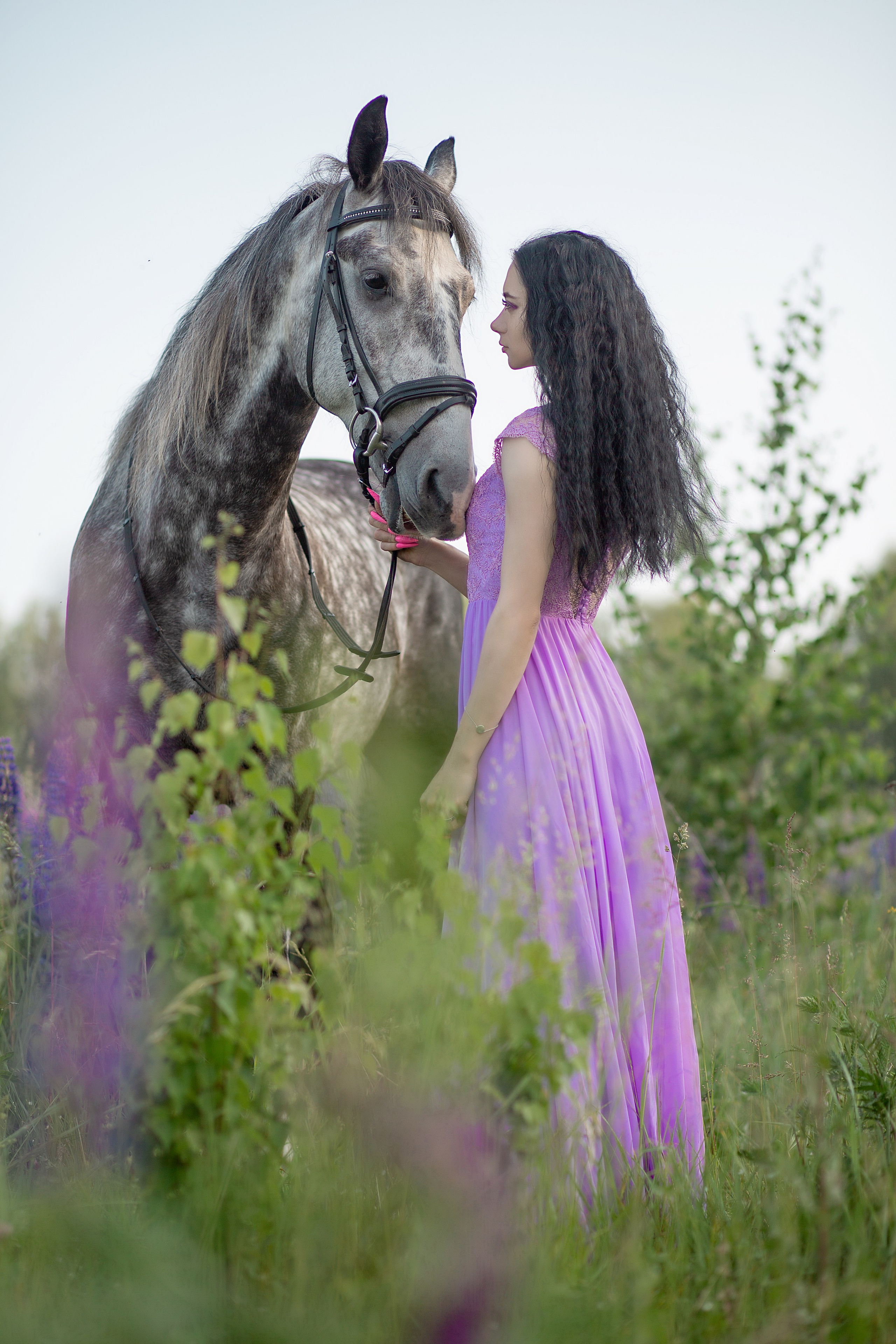 Надежда и Пророк. Фотосессия с лошадьми в Нижнем Новгороде