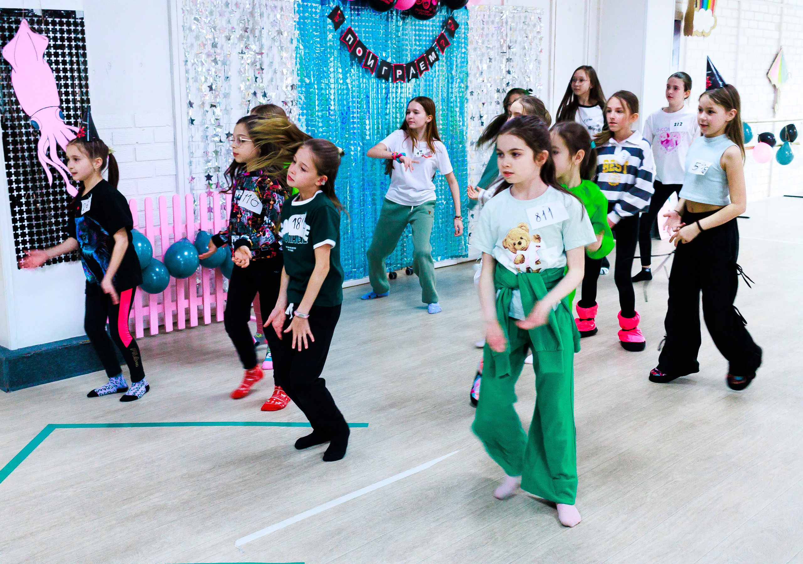 День рождения в стиле Игры в кальмары на 11-летие Майи — Владивосток. Школа для девочек во Владивостоке — Само Совершенство