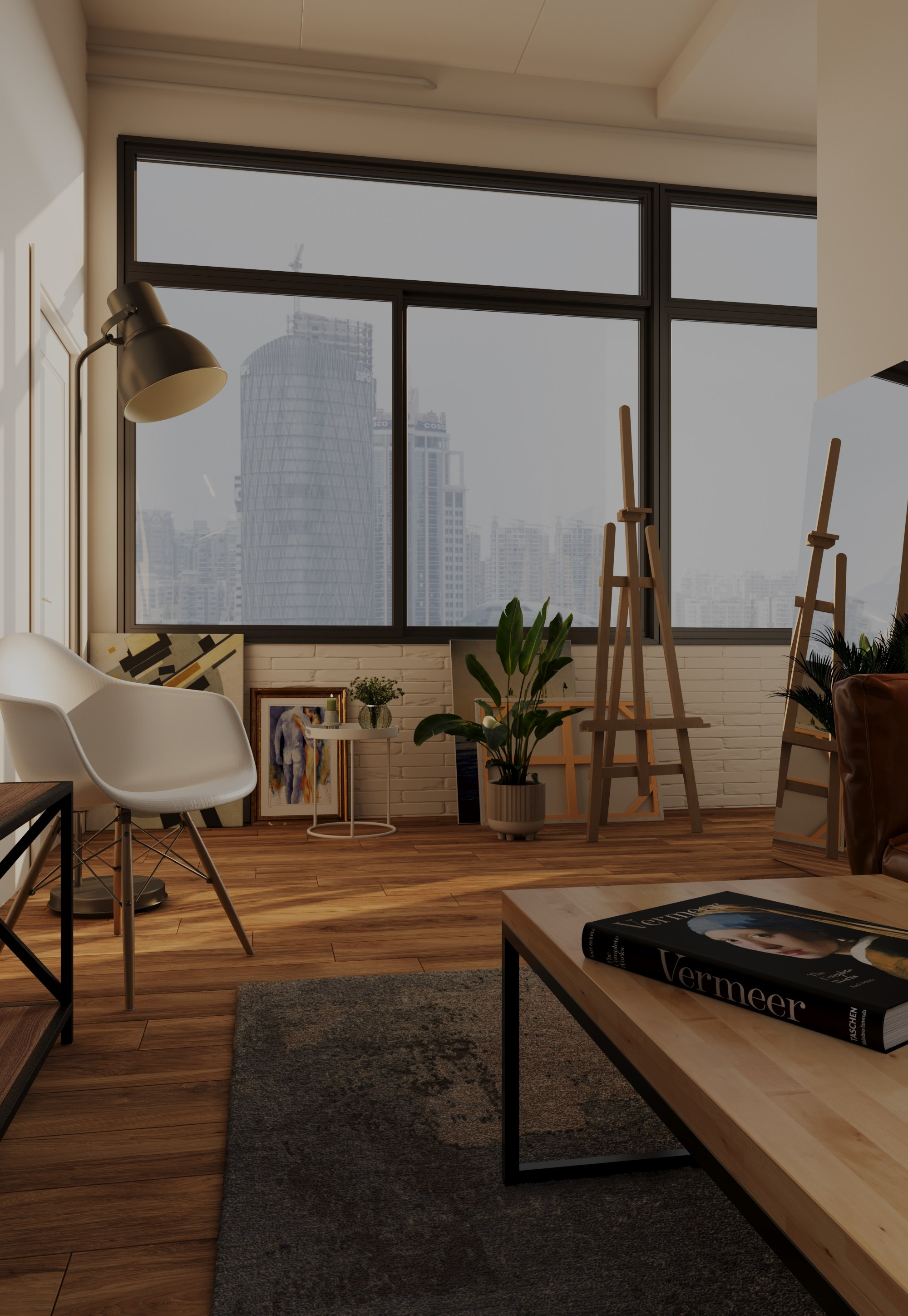 Loft. 3D Визуализация интерьеров жилых и коммерческих помещений