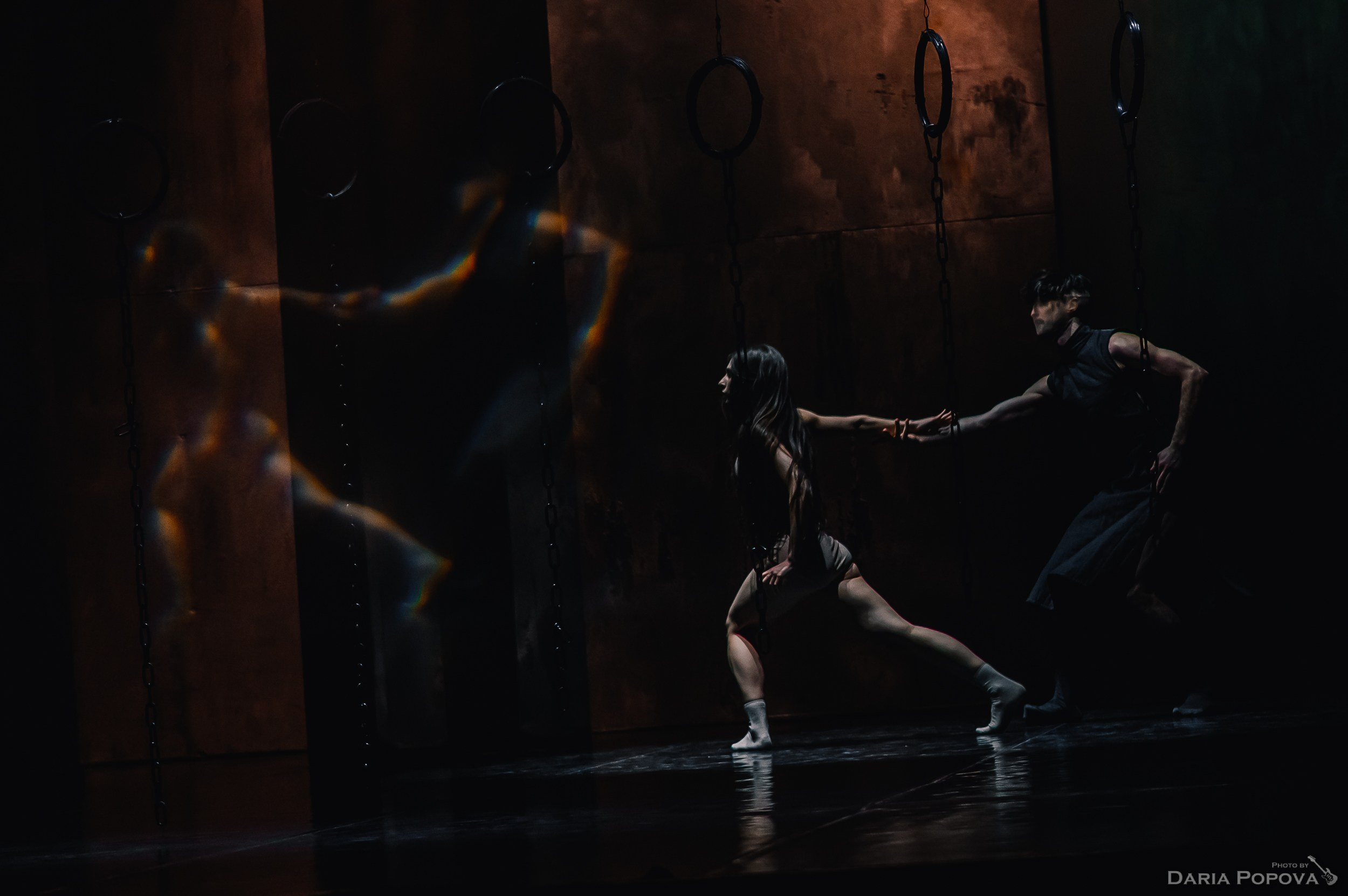 Спектакль «Свадебка». Художник по свету Максим Сергачев