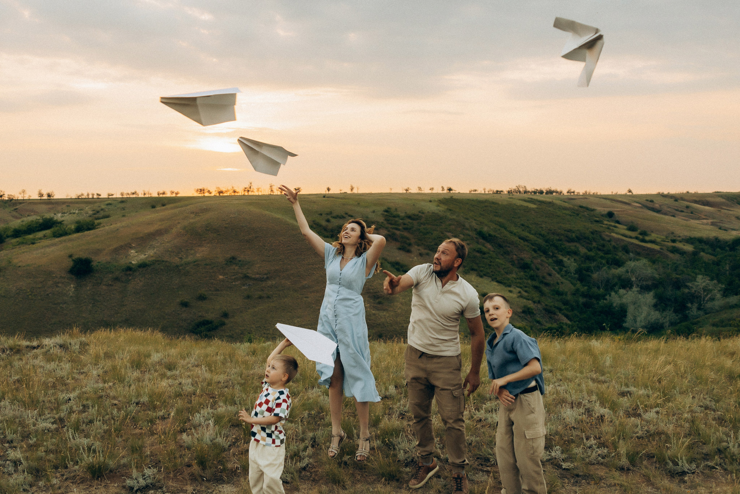 Вика, Лёша, Илья и Лёня. Семейный фотограф и детский фотограф в Волгограде Алеся Бутакова — дет
