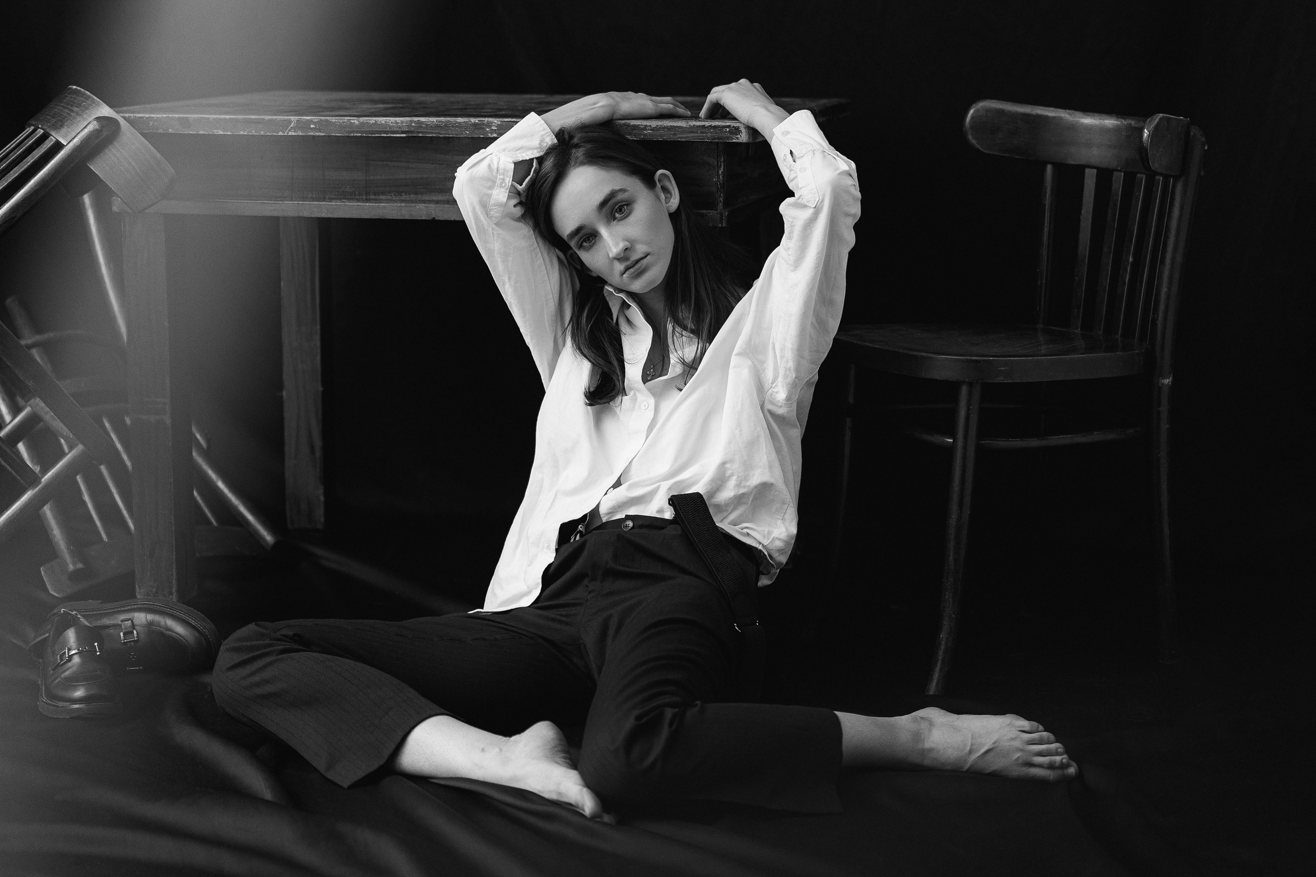 ЧБ фотограф в Сагкт-Петербурге. Портретный и Фэшн фотограф в Санкт-Петербурге. Иван Ковалёв