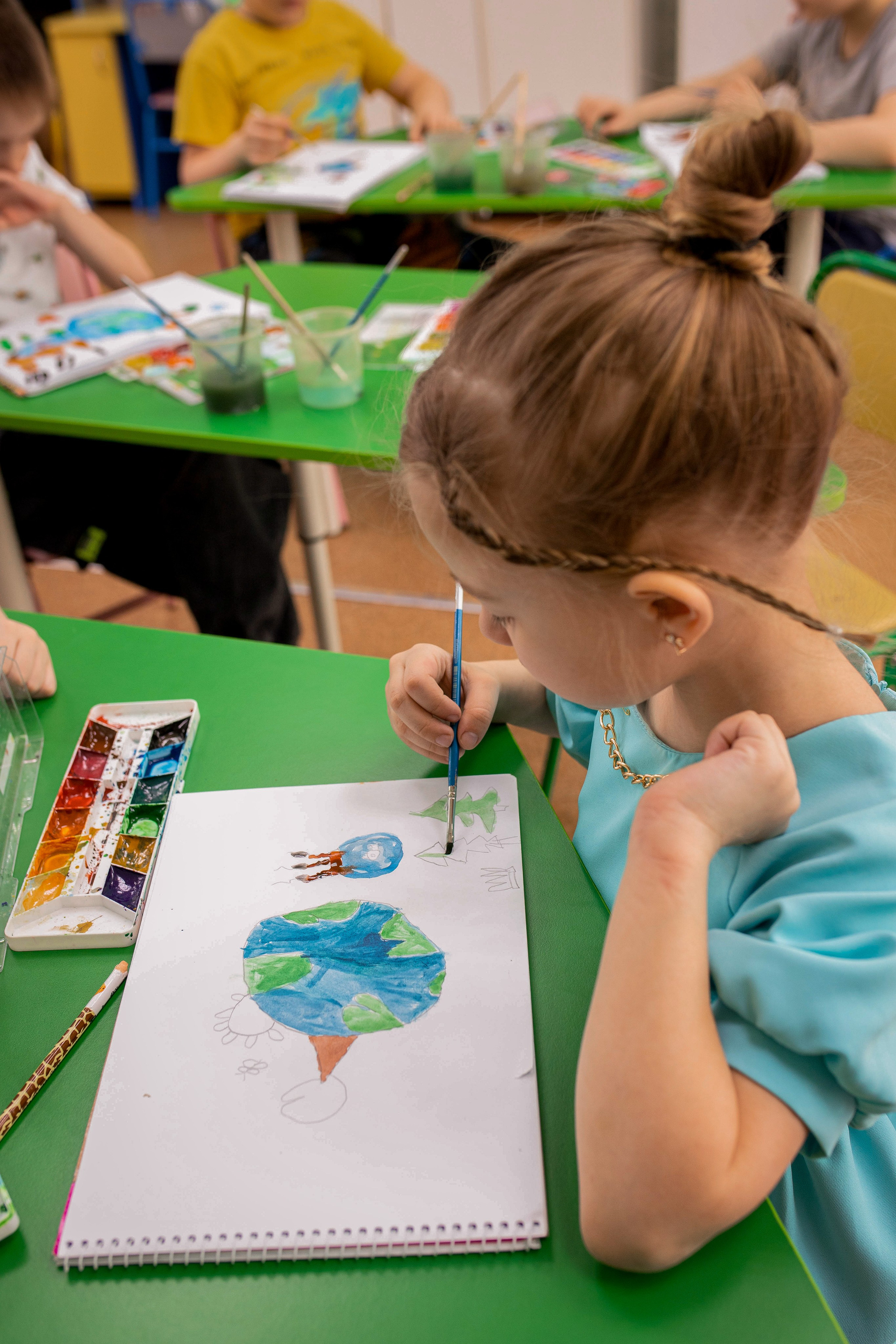 Степа, Даша и Алиса в детском саду. Семейный и детский фотограф город Тында Дарья