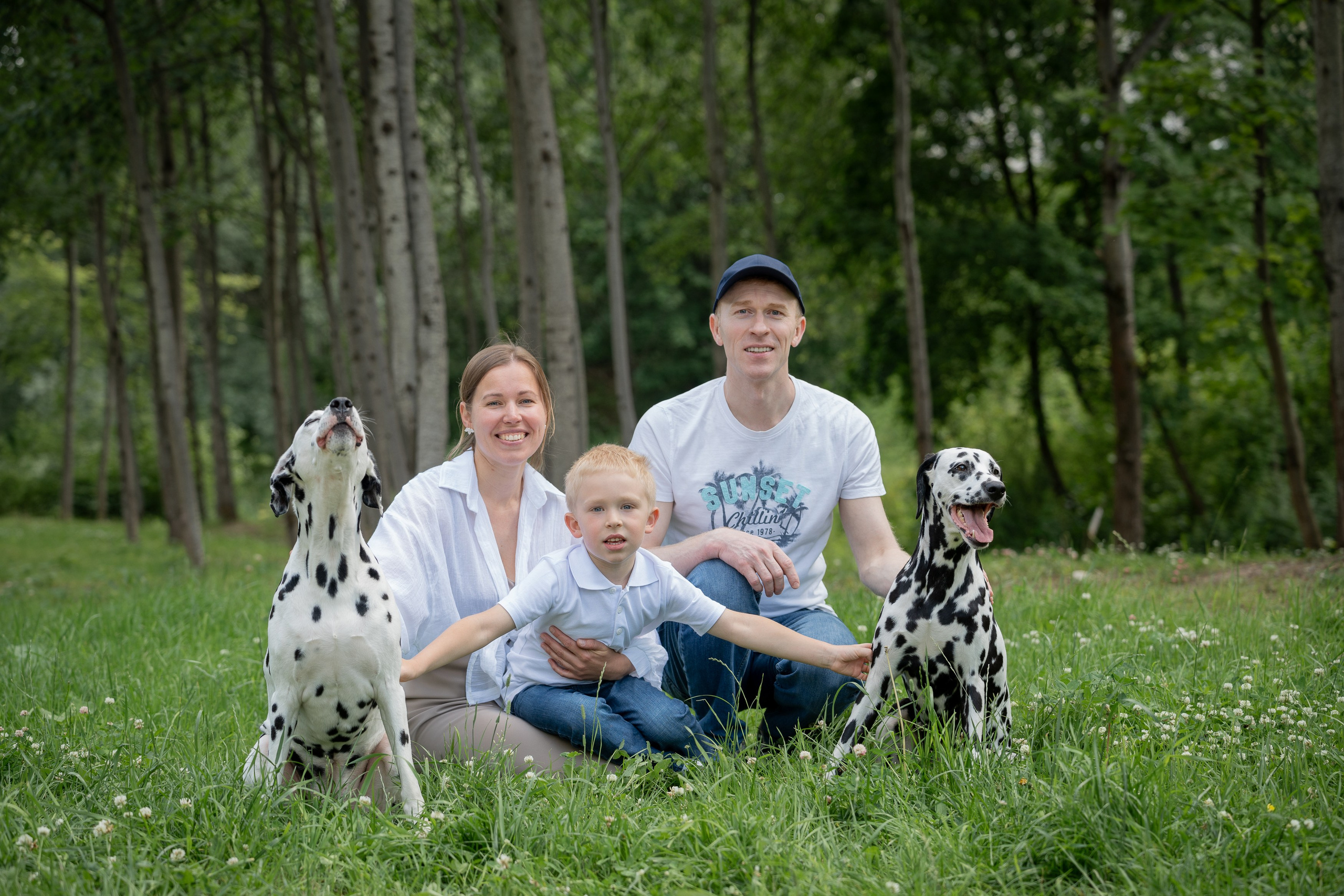 Фотосессия в кругу семьи в Москве. Портретный фотограф Олеся Владимирова в Москве