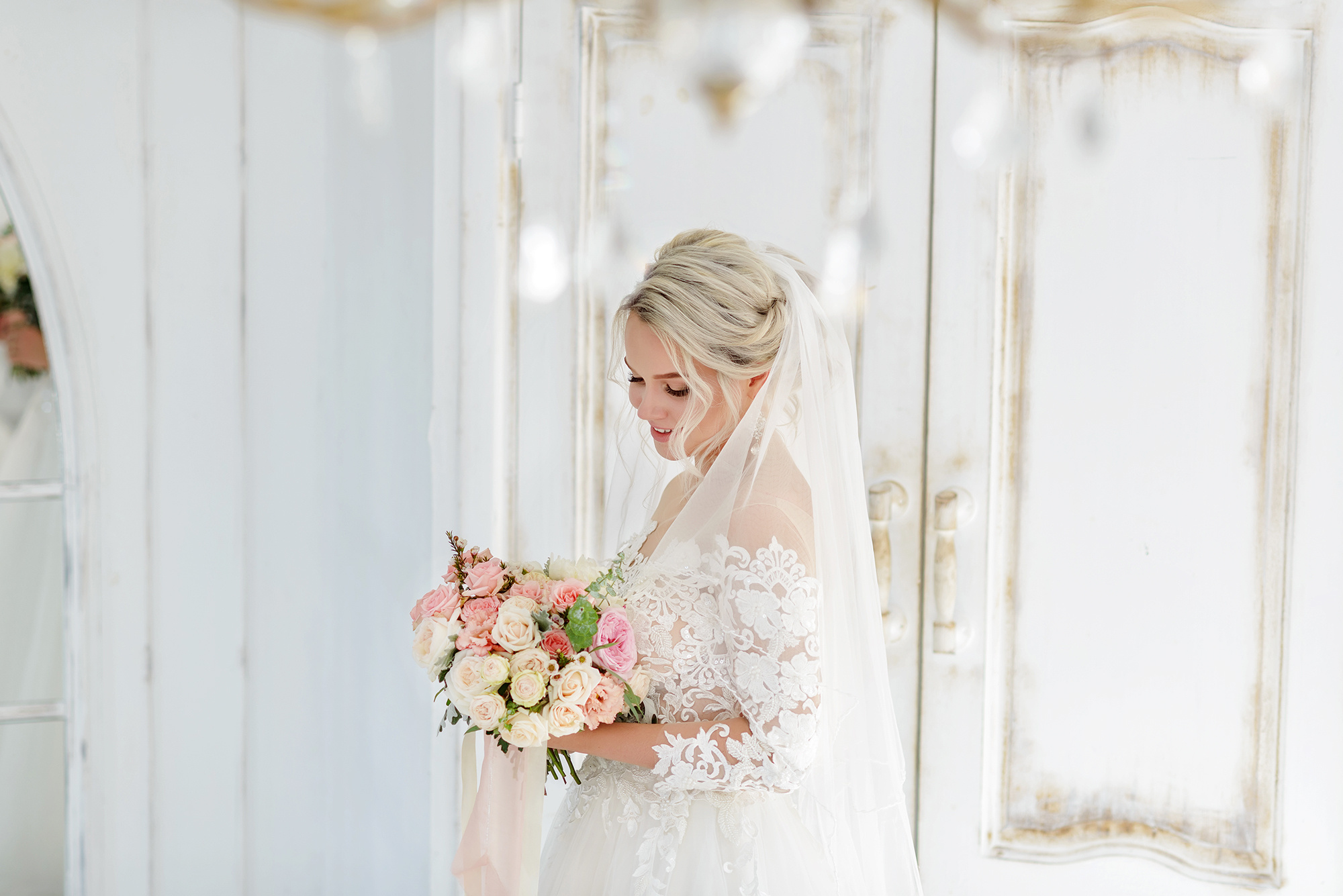 Портрет невесты в фотостудии