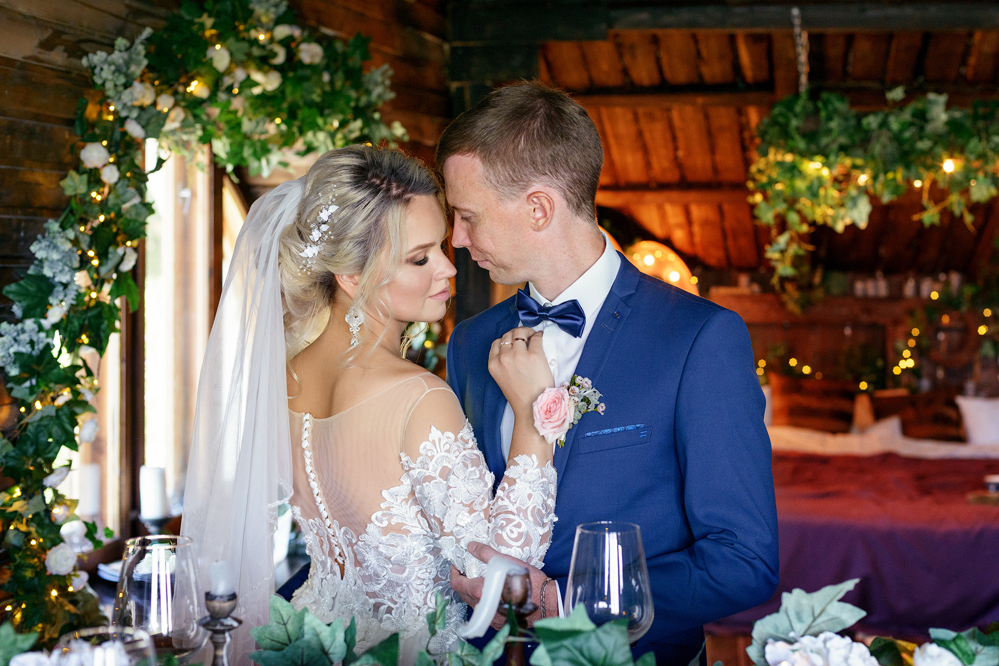 Свадебная фотосессия в фотостудии Мансарда