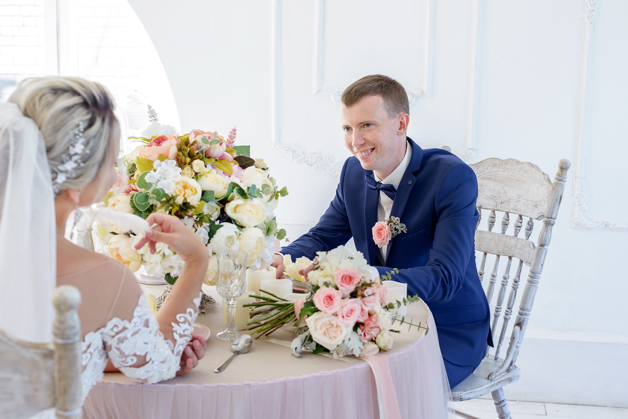 Свадебная фотосессия в фотостудии Мансарда