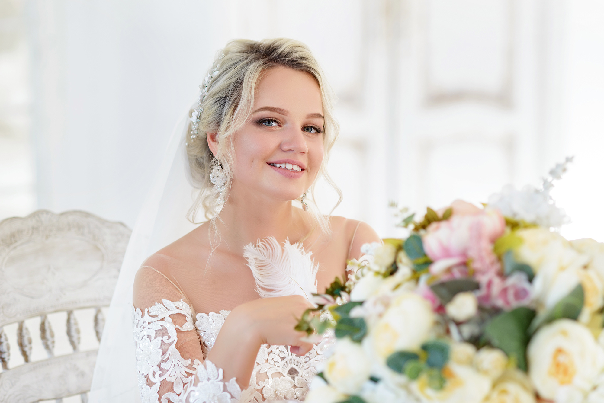 Свадебная фотосессия в фотостудии Мансарда