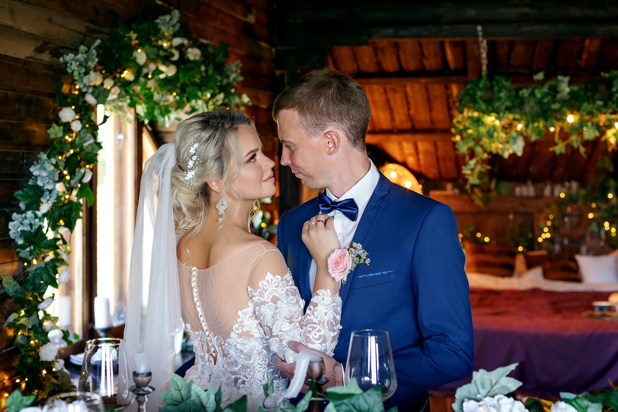 Свадебная фотосессия в фотостудии Мансарда