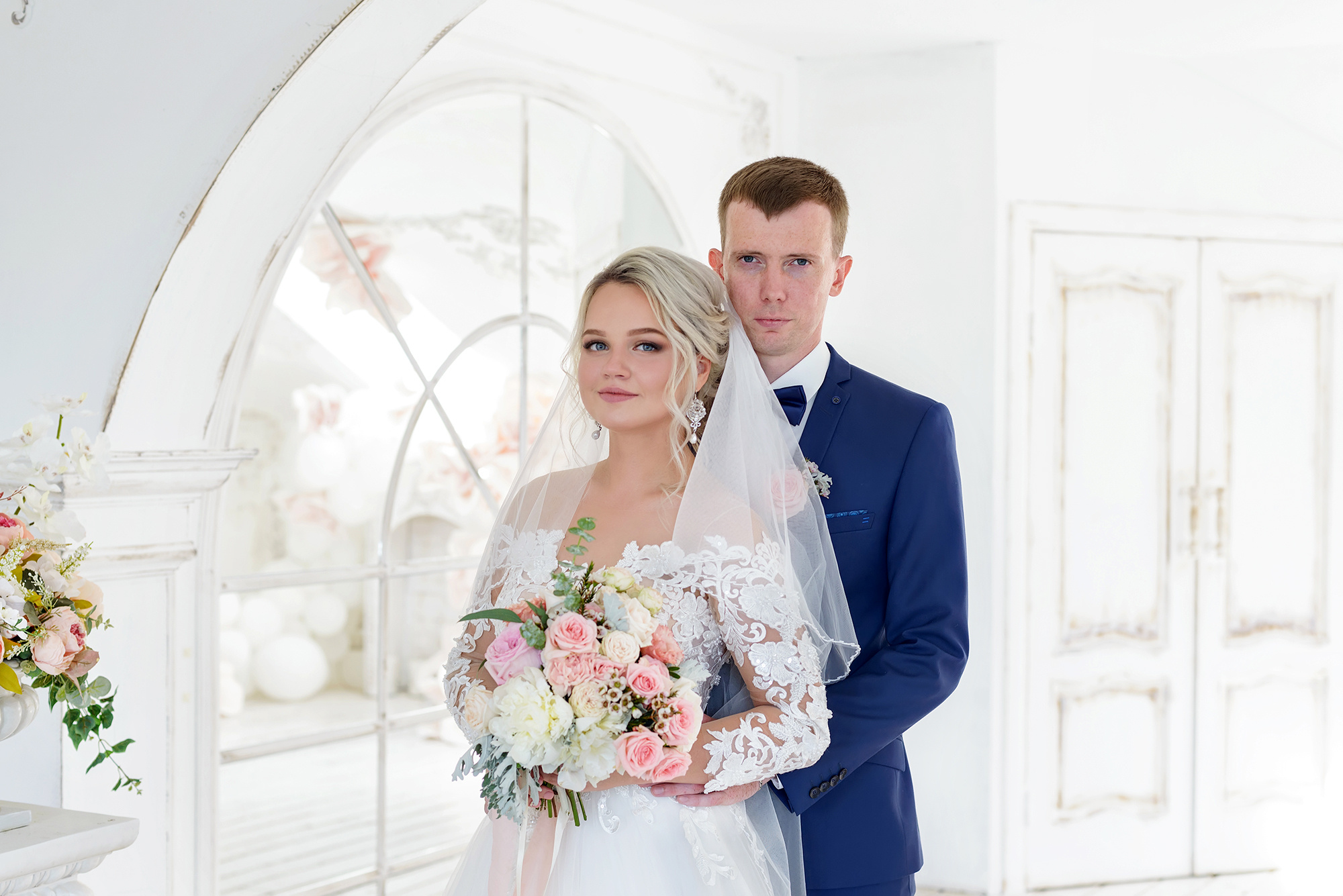 Свадебная фотосессия в фотостудии Мансарда